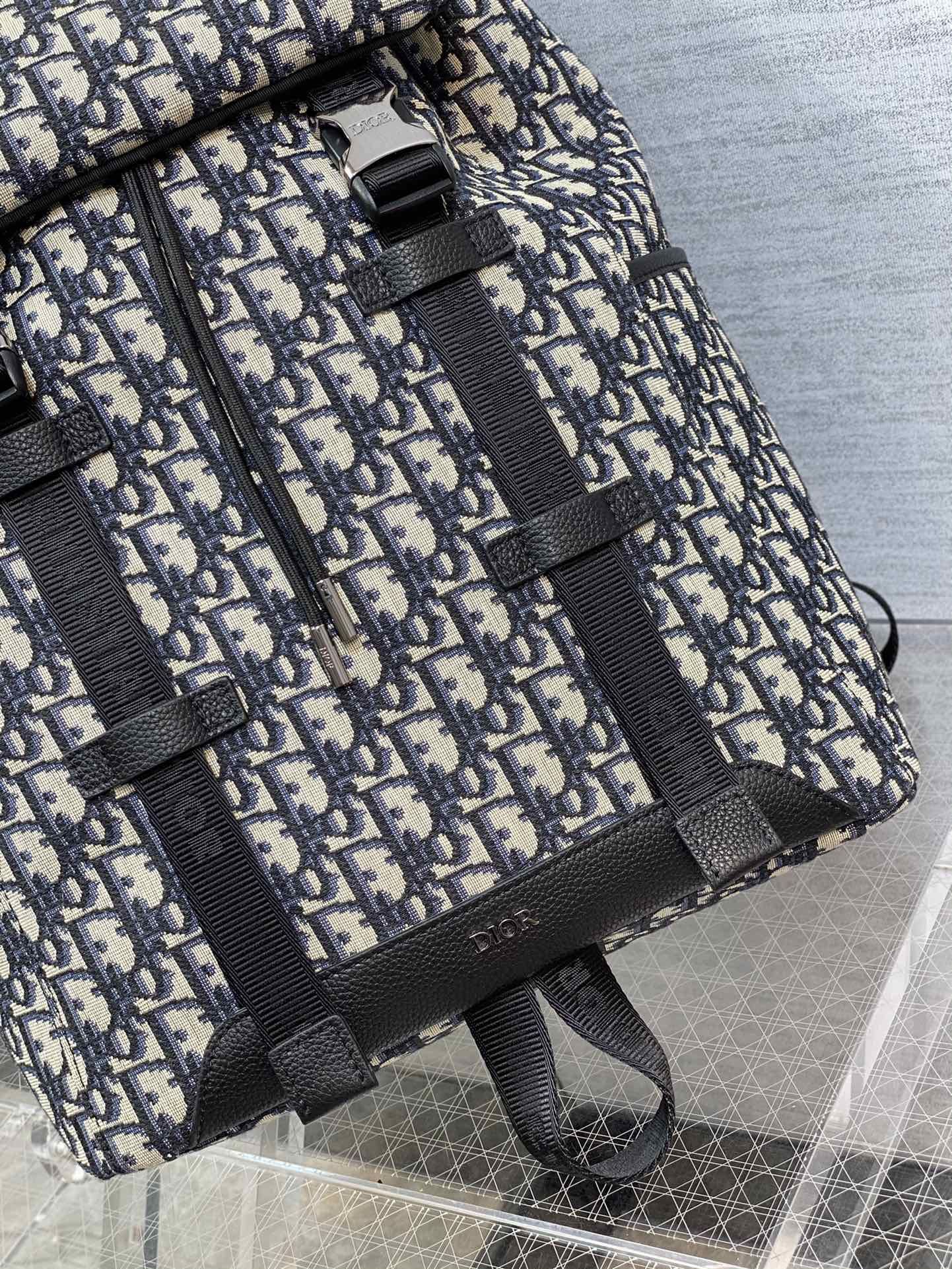 Explorer Backpack Beige/White/Black For Women‎ 16.5 in/ 42.5 cm CD 1ESBA152YKY_H27E1:1High-quality replica