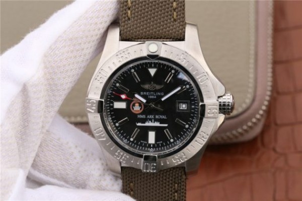 Replica Breitling Avenger Seawolf HMS Ark Royal Limited edition Nylon Strap A2836 - Top club