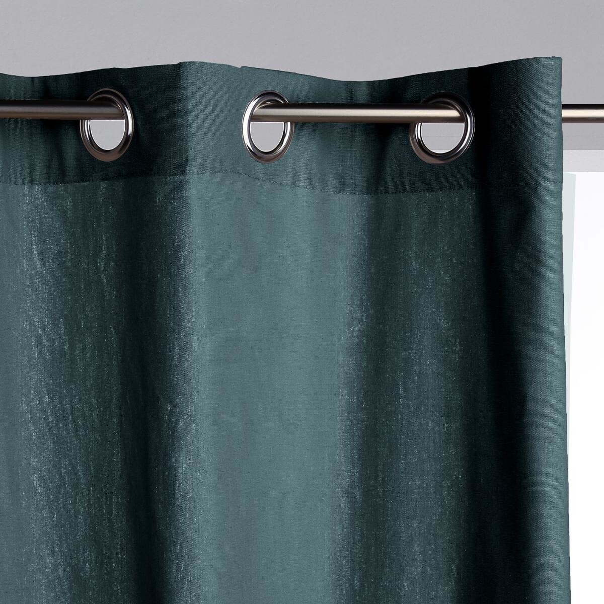 Curtain "Palma" Duck blue, 140x260 cm