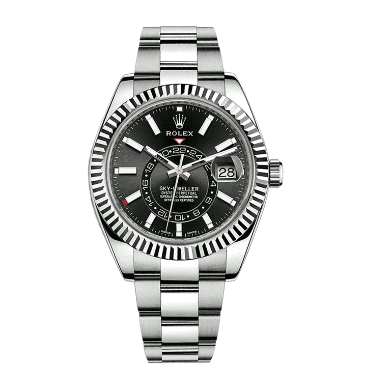 Rolex Sky-Dweller 326934 Black Dial Oyster Replica - Elite Watch Atelier