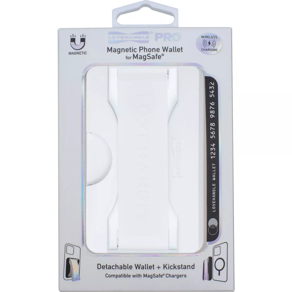 LoveHandle PRO Wallet for MagSafe White Wallet