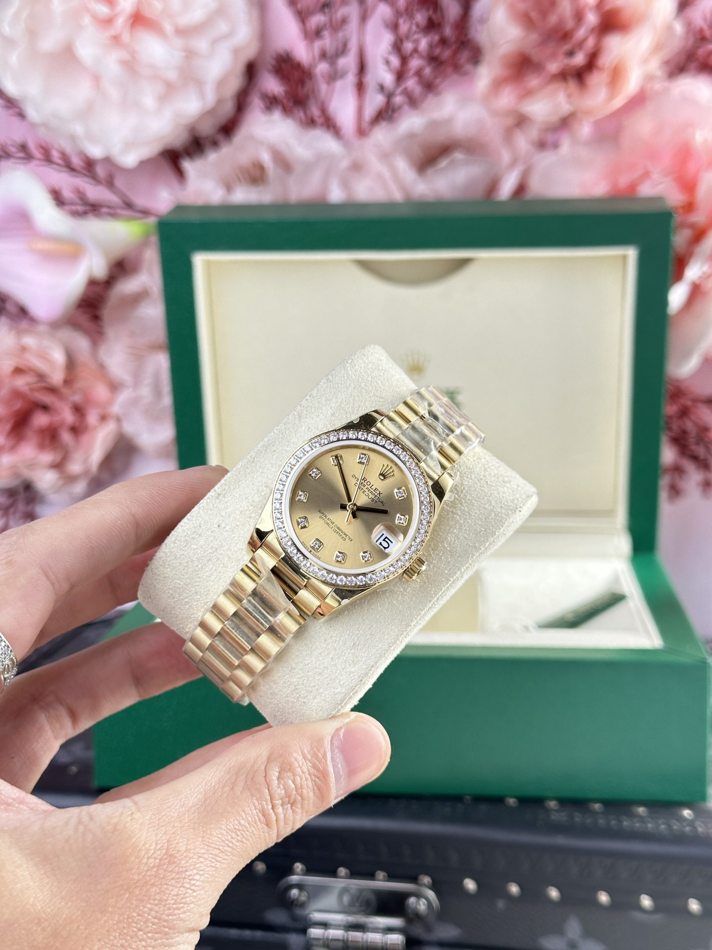 Rolex DateJust 278288 Replica Watch Yellow President Strap 31mm - Top club