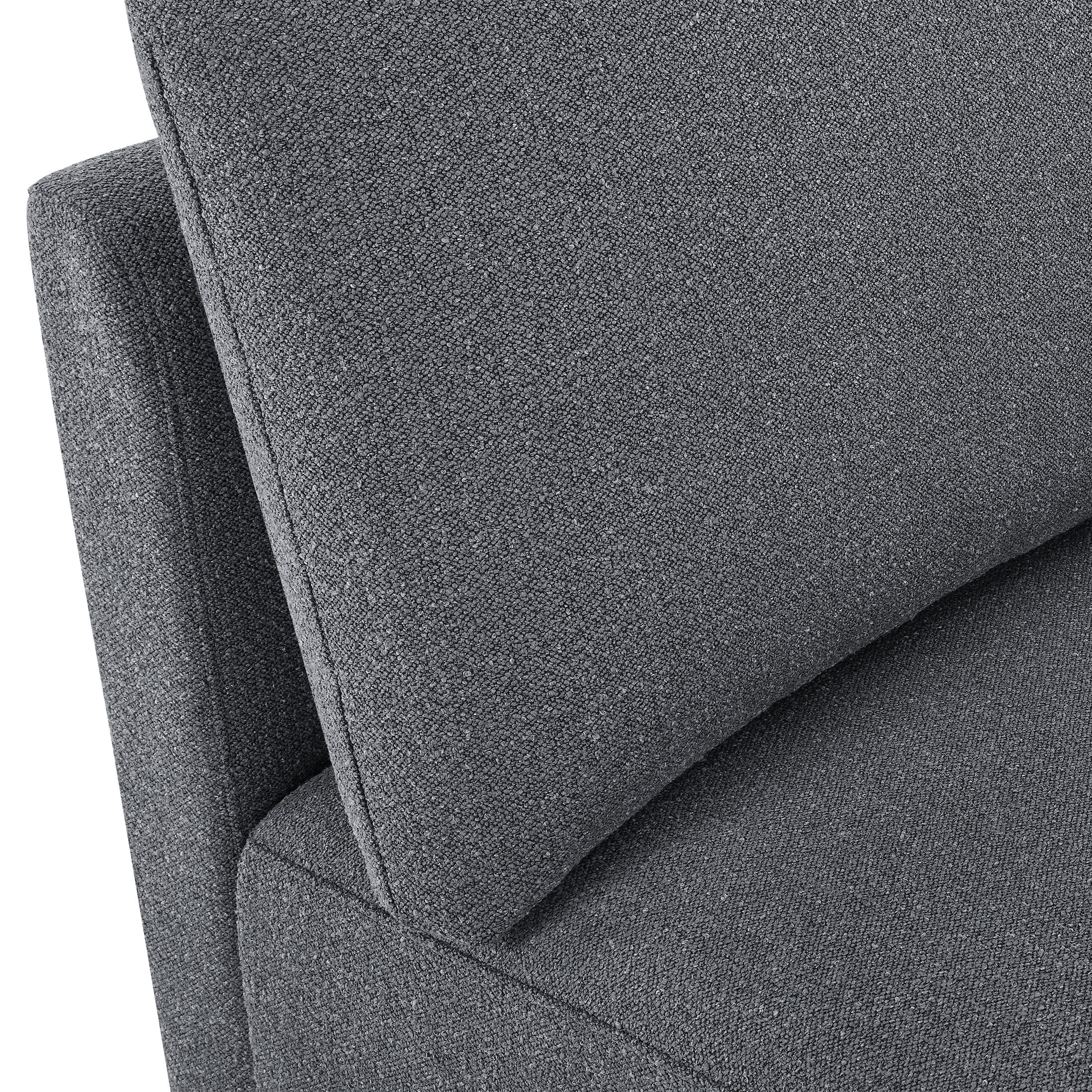 Beautiful Drew Modular Sectional Sofa with Ottoman by Drew Barrymore, Gray Fabric - Image 37