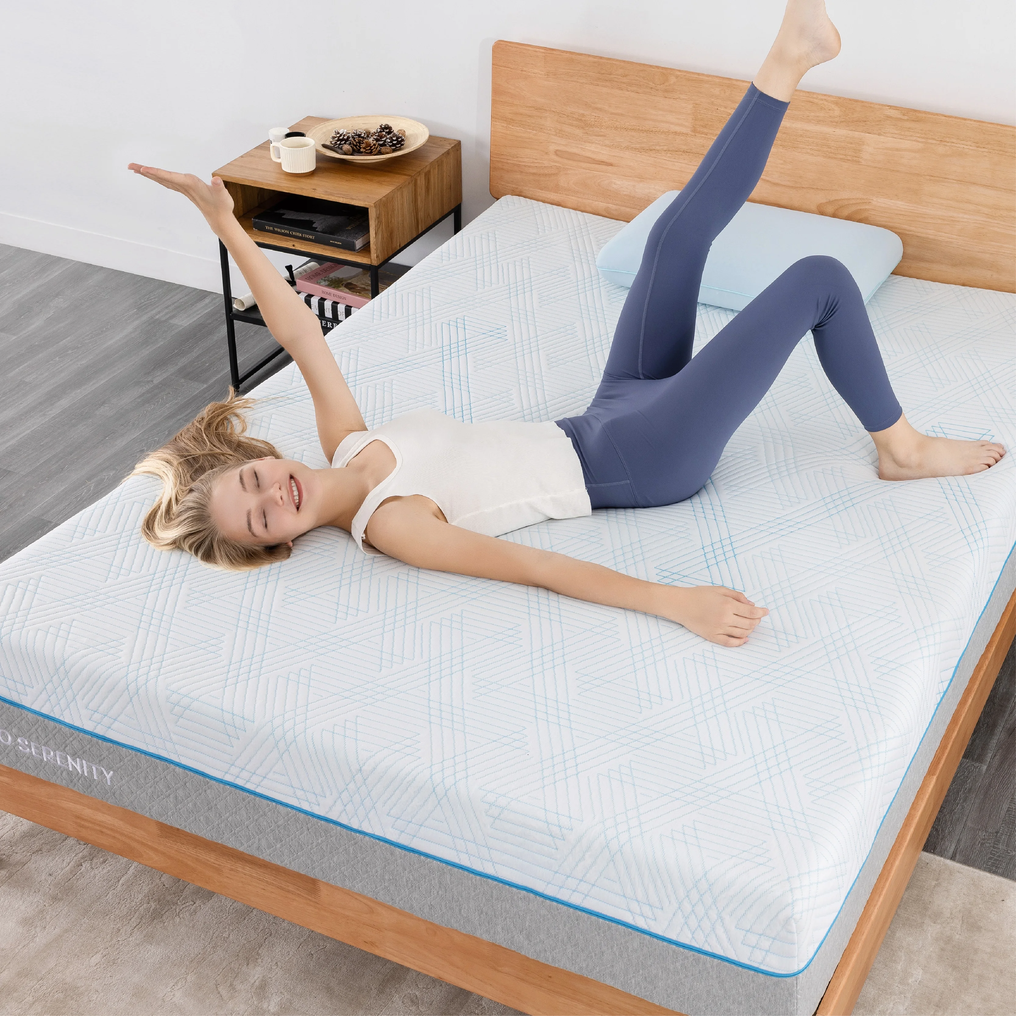 MLILY Queen Mattress, Gel Memory Foam 10" Mattress in a Box, Ego Serenity - Image 8