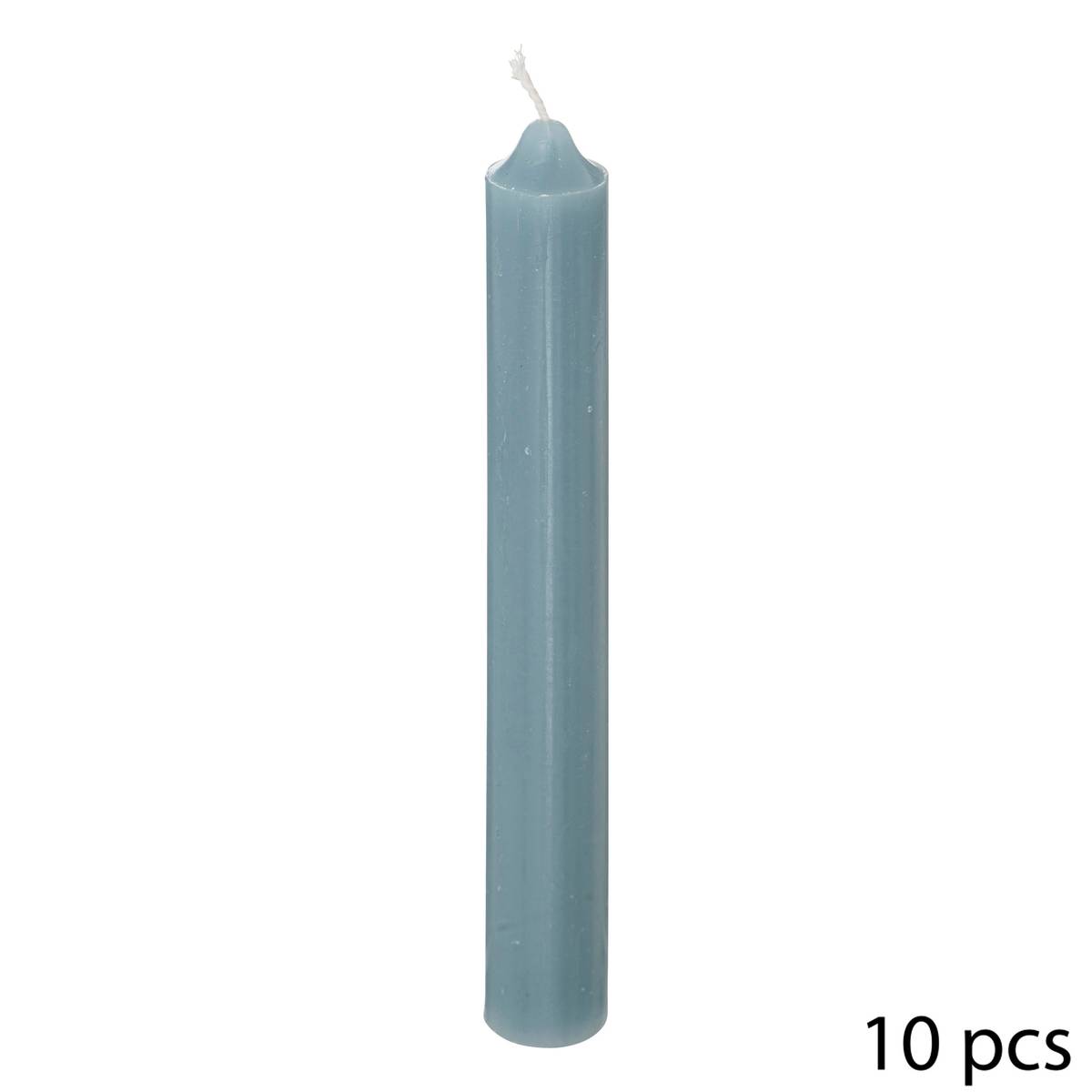 Pack of 10 stick candles "Hugo" 45g