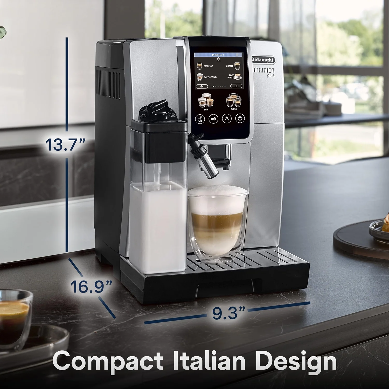 Delonghi Dinamica Plus Fully Automatic Espresso Machine