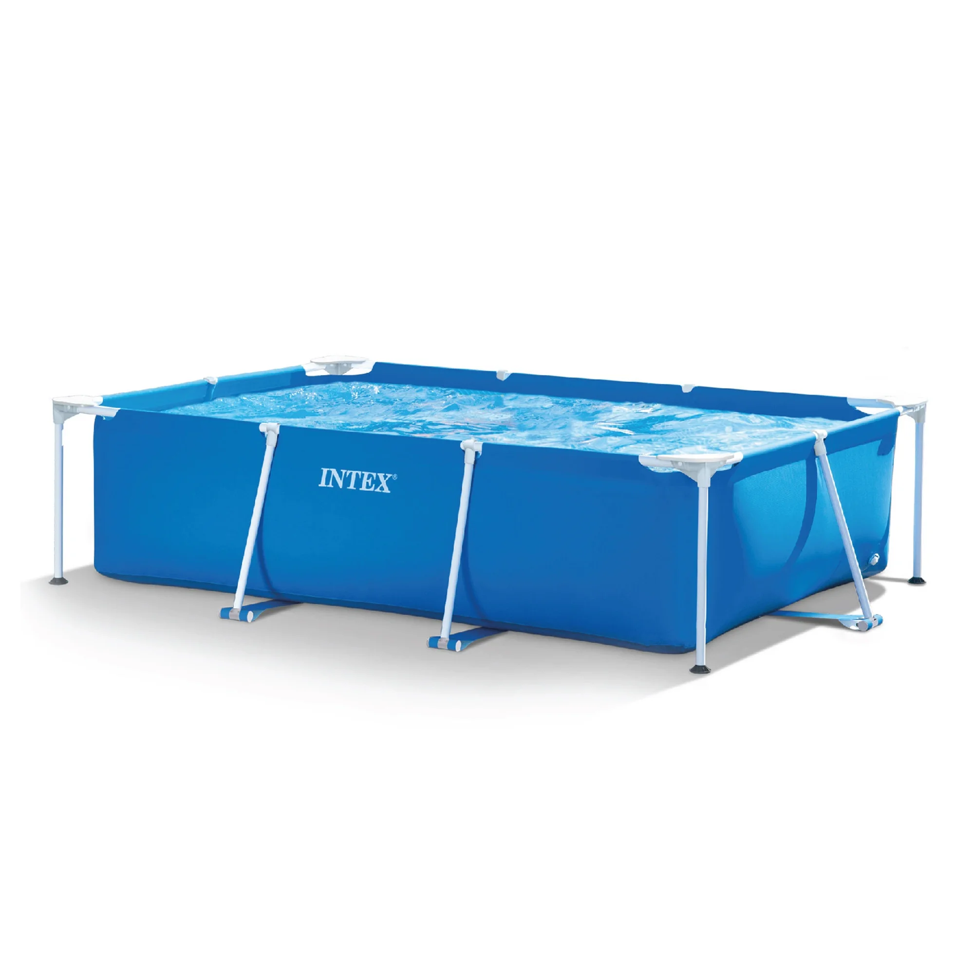 Open Box Intex 9.8'x29.5" Rectangular Frame Above Ground Outdoor Swimming Pool - Image 9