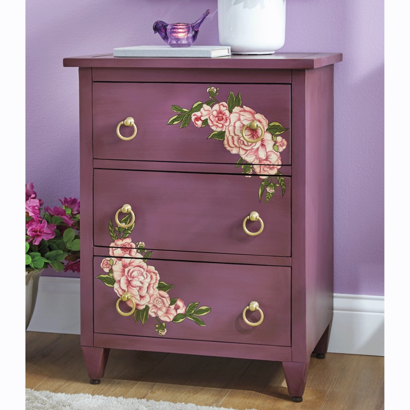 Flora Painted Cabinet - MIDNIGHT VELVET CATALOG