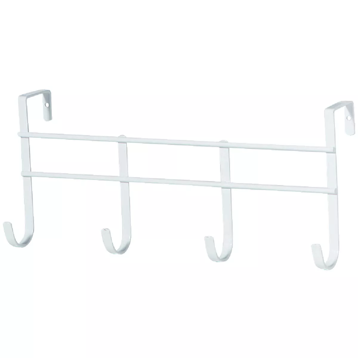 Spectrum Over-The-Door Hook Rail, 4 Hooks on Rail