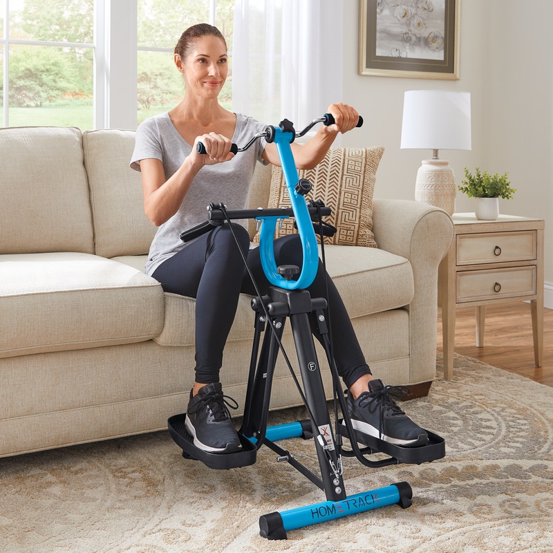 Full Body Home Track Seated Exercise Machine - MIDNIGHT VELVET CATALOG