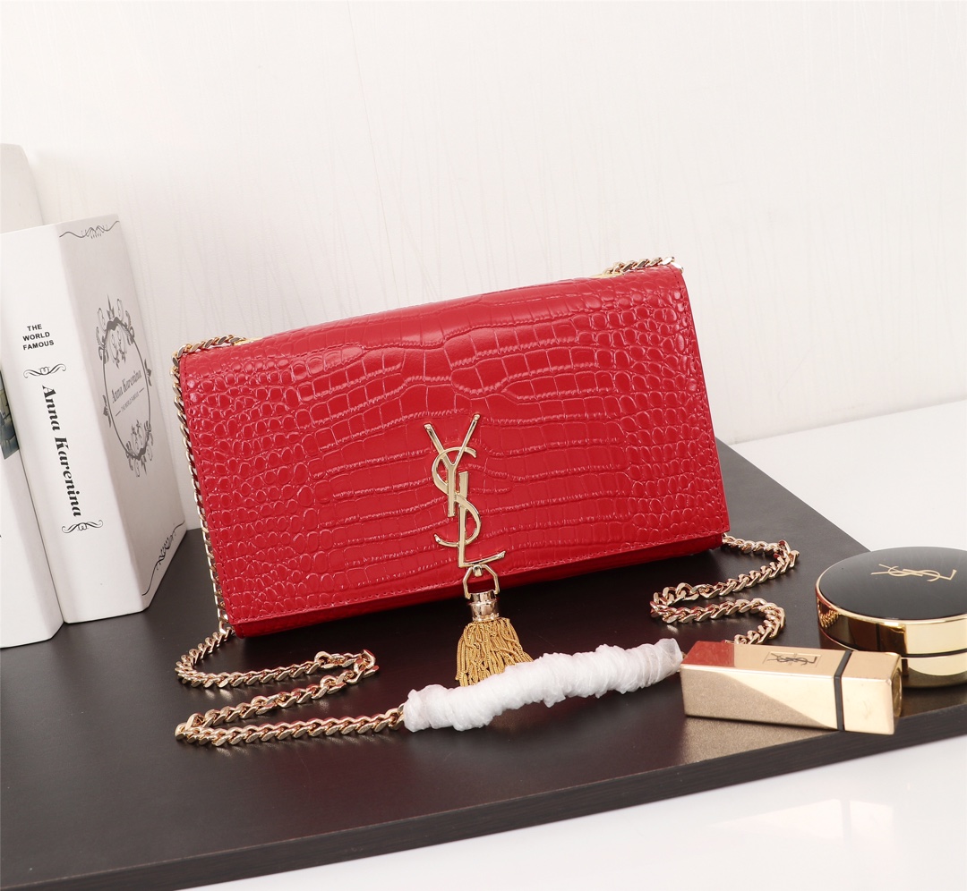 Replica Ysl Kate Medium Bag With Gold Tassel- 4Colors1:1High-quality replica