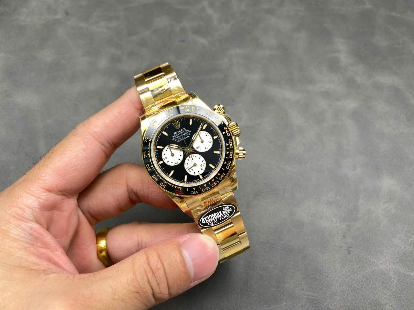 Rolex Daytona 126528LN Le Mans 100th Year Best Replicas Swiss Movement Calibre 4132 QF Factory V8 40mm - Elite Watch Atelier