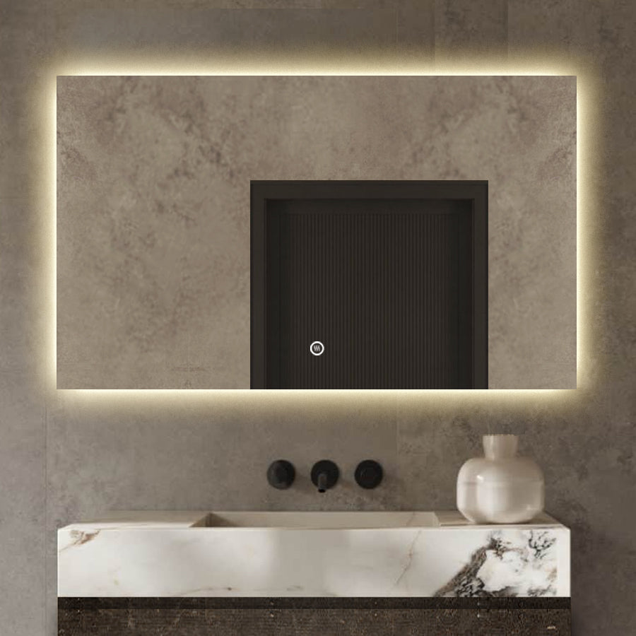 Vtw Living - Badkamerspiegel met Verlichting Spiegel - 80 x 60 cm