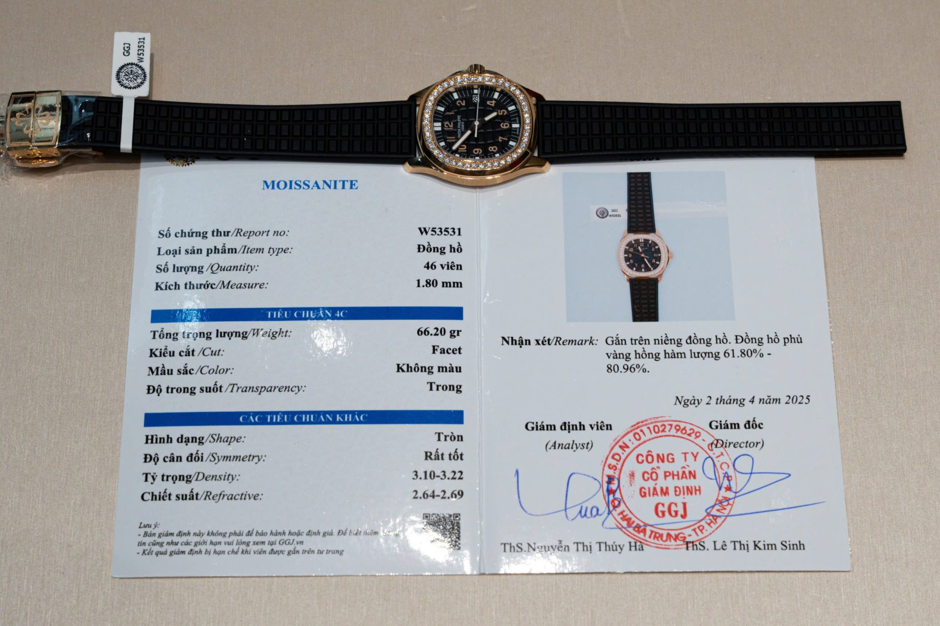 Patek Philippe Best Replicas Aquanaut 5067 Customized Moissanite Diamonds PPF Factory 35.6mm - Elite Watch Atelier