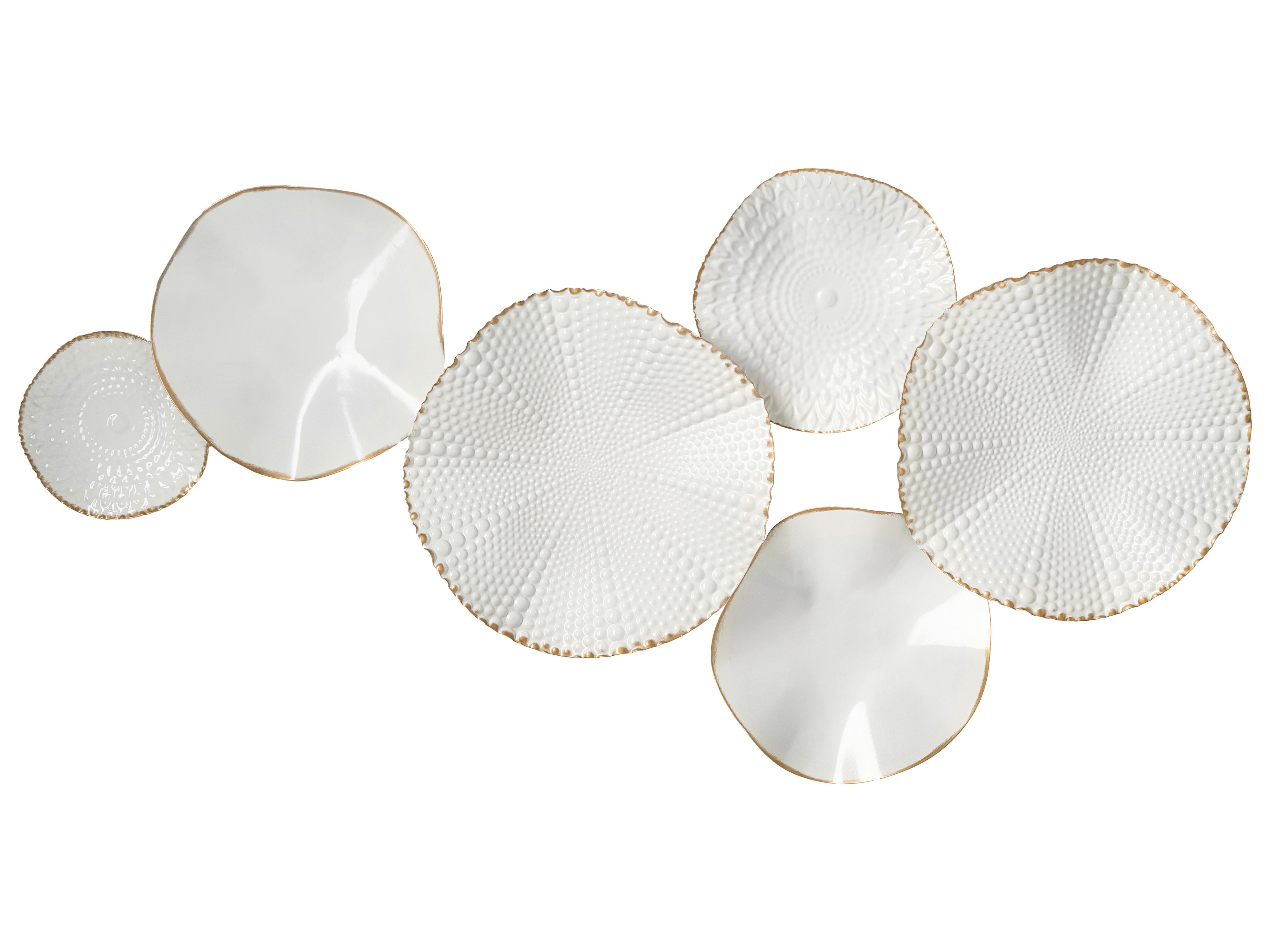 Wall Decor NEODYNIUM Metal 47 cm White