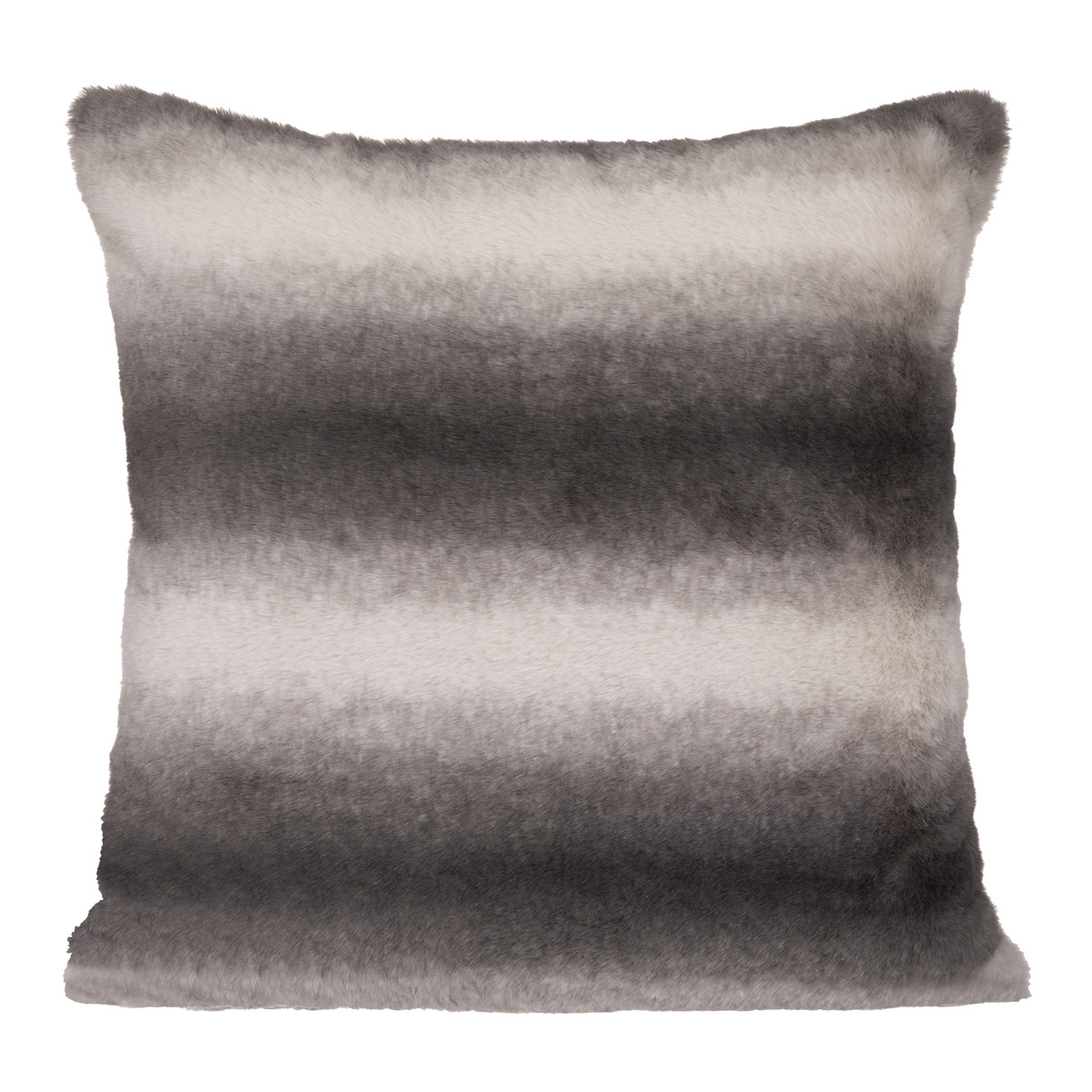 Faux fur cushion "Grizzly" Grey, 45x45 cm