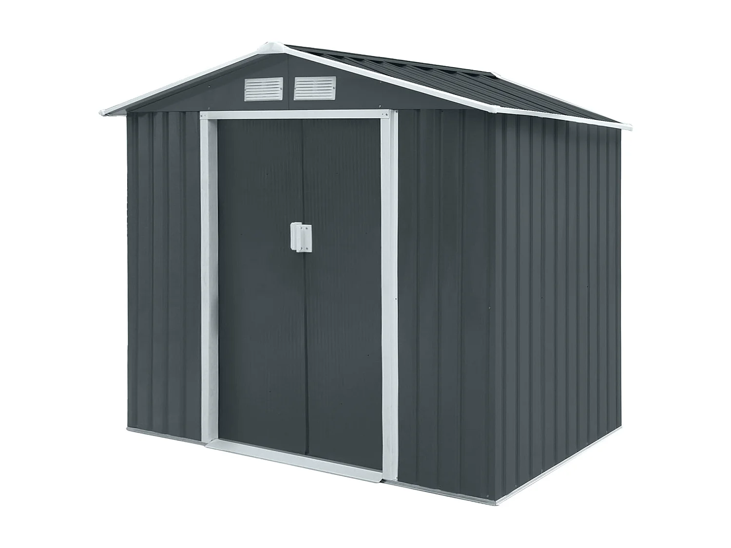 Abri de jardin en métal S100 Gris Antracite