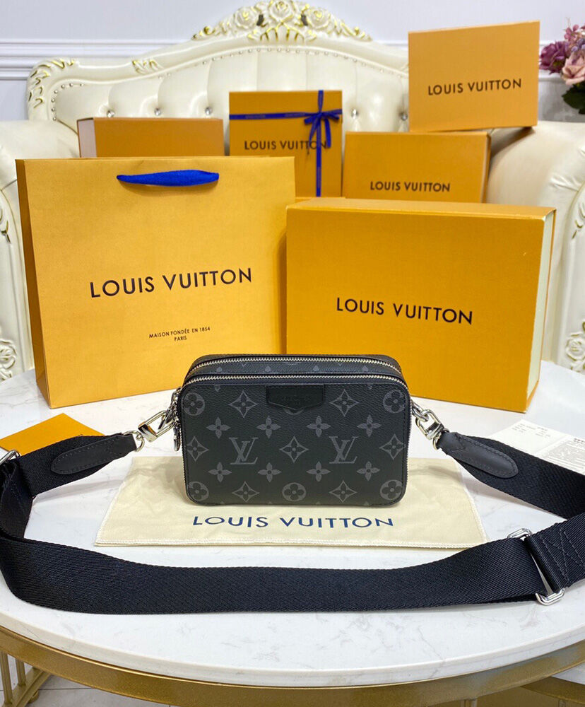 Louis Vuitton Alpha Wearable Wallet M80741 Black1:1High-quality replica