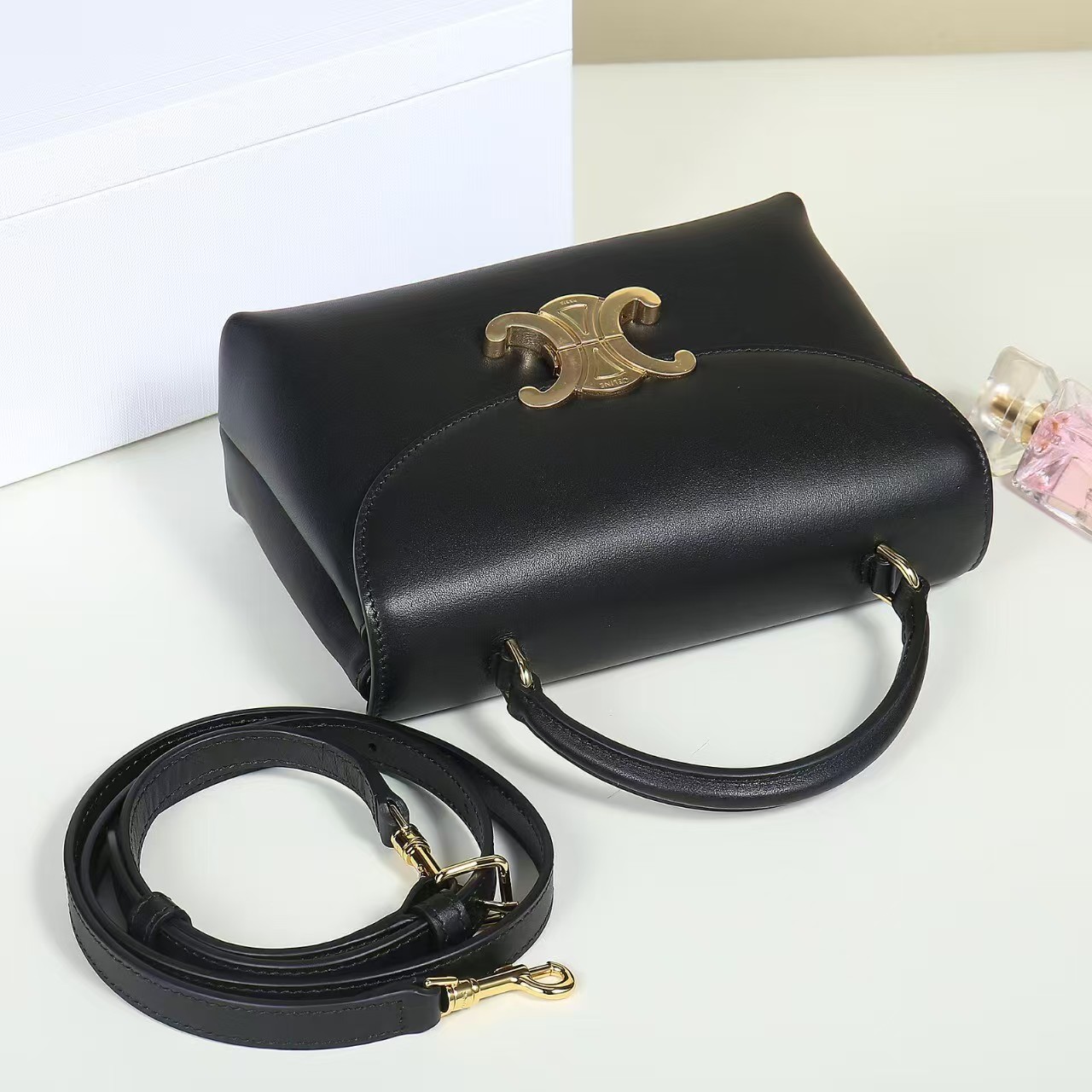 Celine Teen Nino Soft Grain Leather HandBag1:1High-quality replica