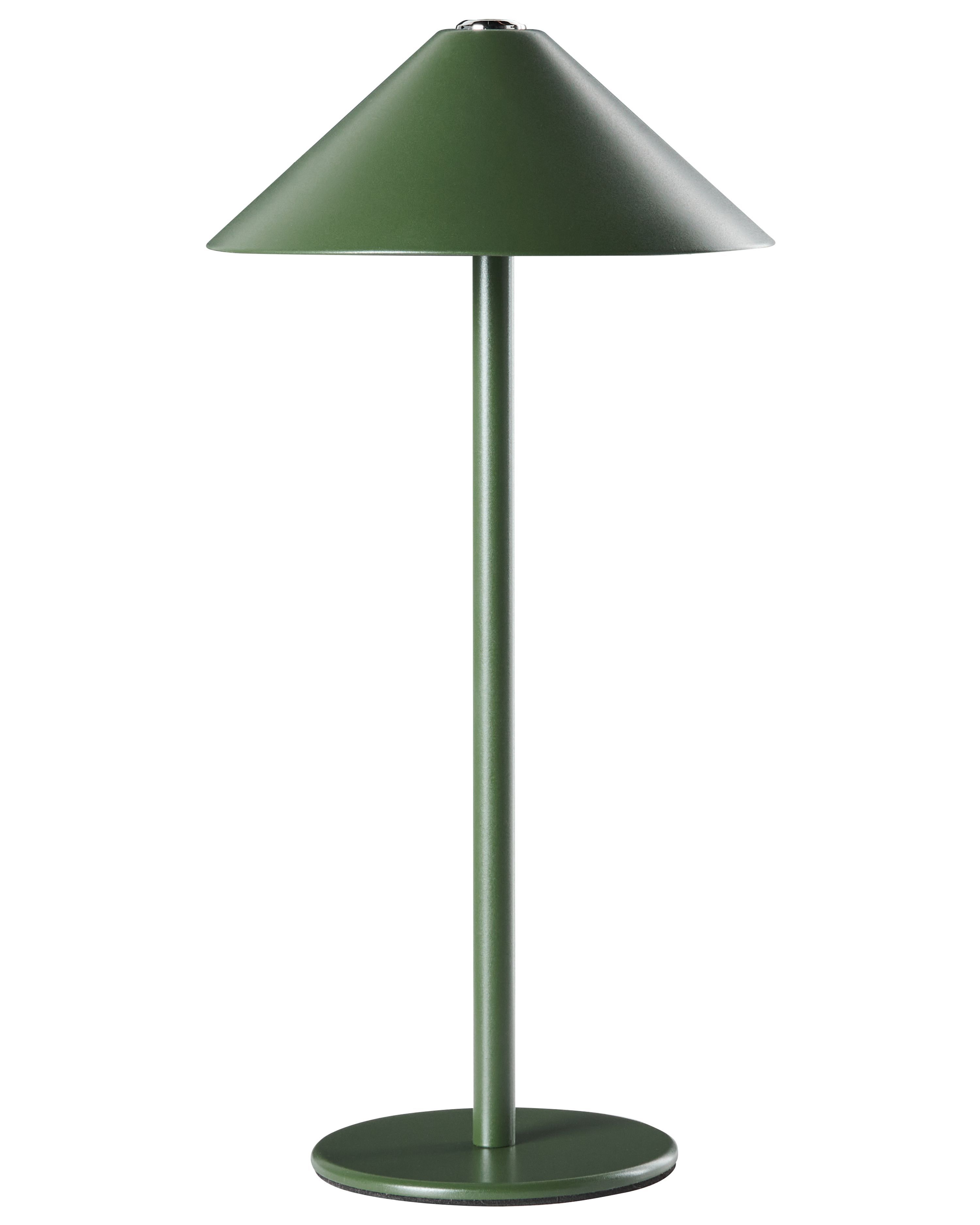 Wireless LED Table Lamp MODJO with Dimmer Metal Green