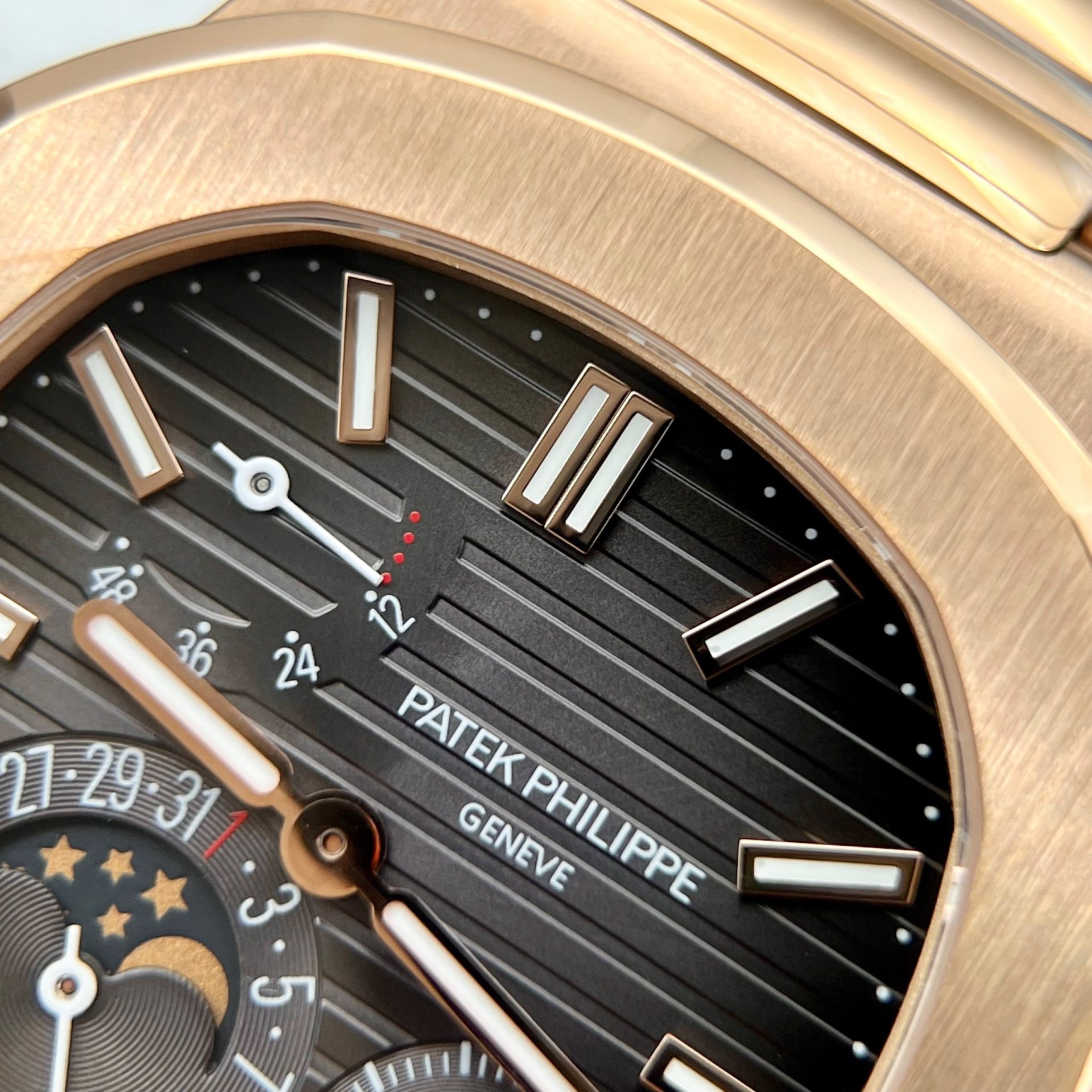 Patek Philippe Replica 1:1 Watch Nautilus 5712 Rose Gold Factory PPF V2 40mm - Top club