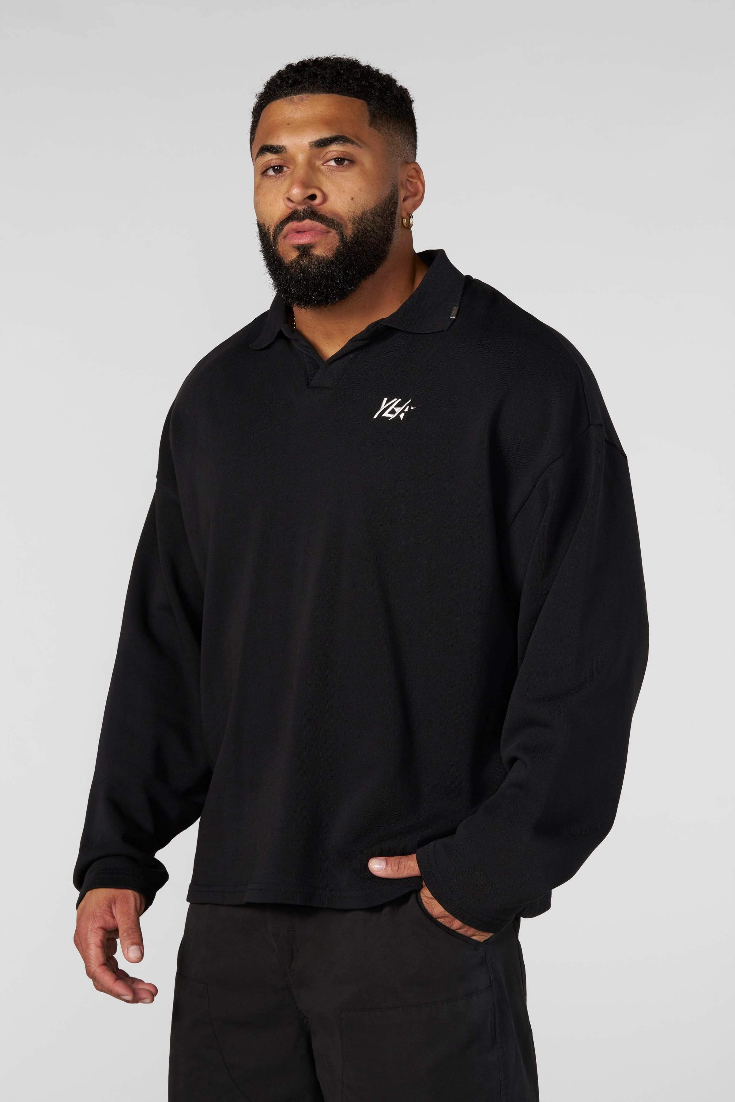 8069 - Menace Longsleeve Polo