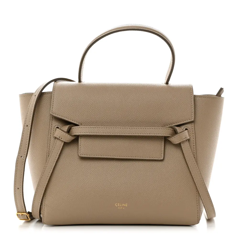 Superfake Handbags – Celine Nano Belt Bag Light Taupe Replica1:1High-quality replica