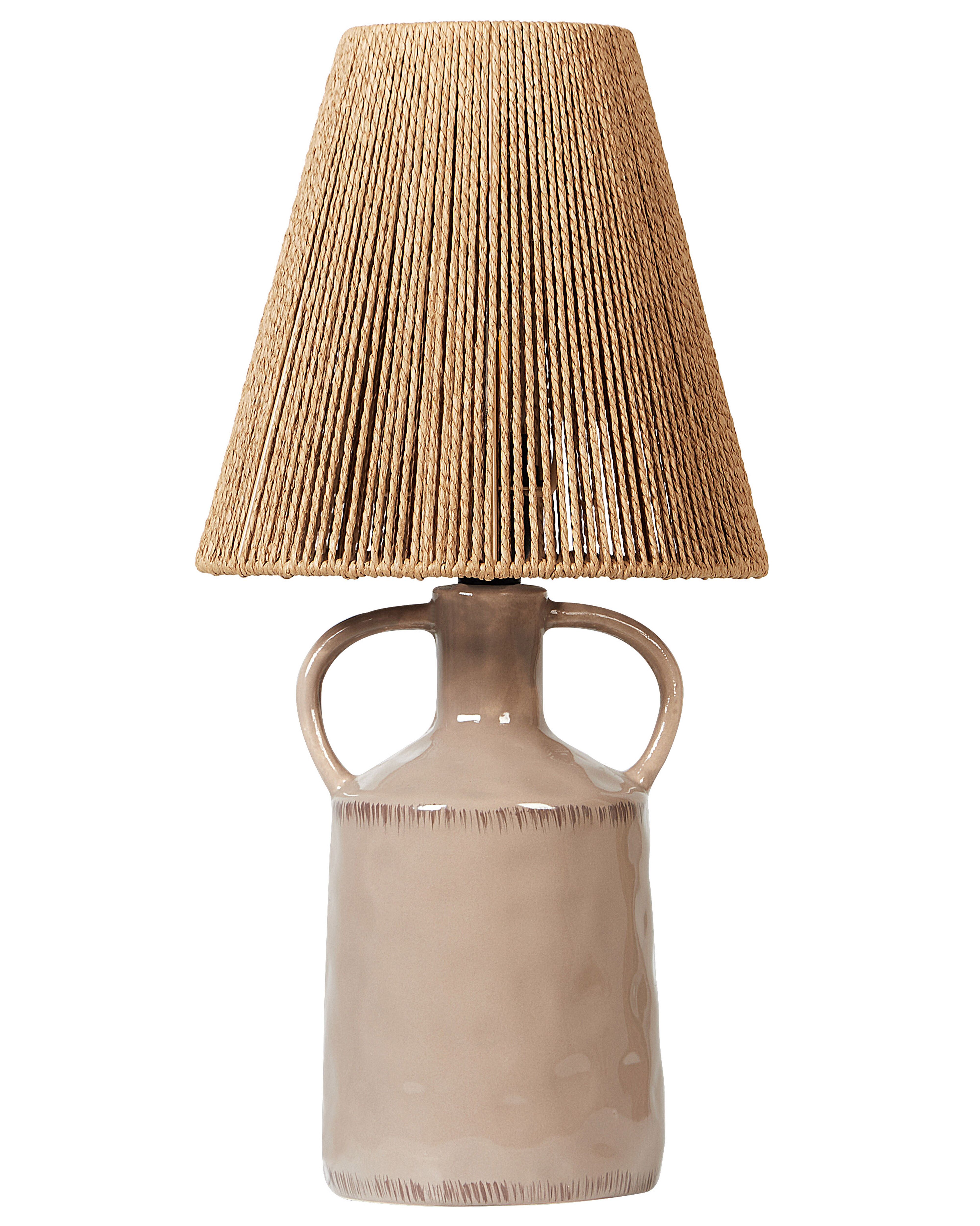 Table Lamp LARISSOS Ceramic Taupe