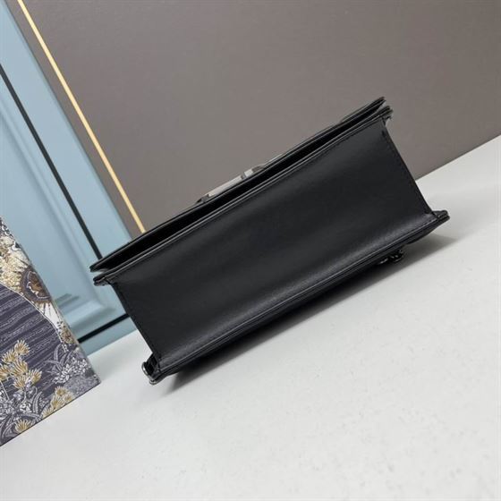 30 Montaigne Chain Bag with Handle Black Maxicannage Lambskin – DB0371:1High-quality replica