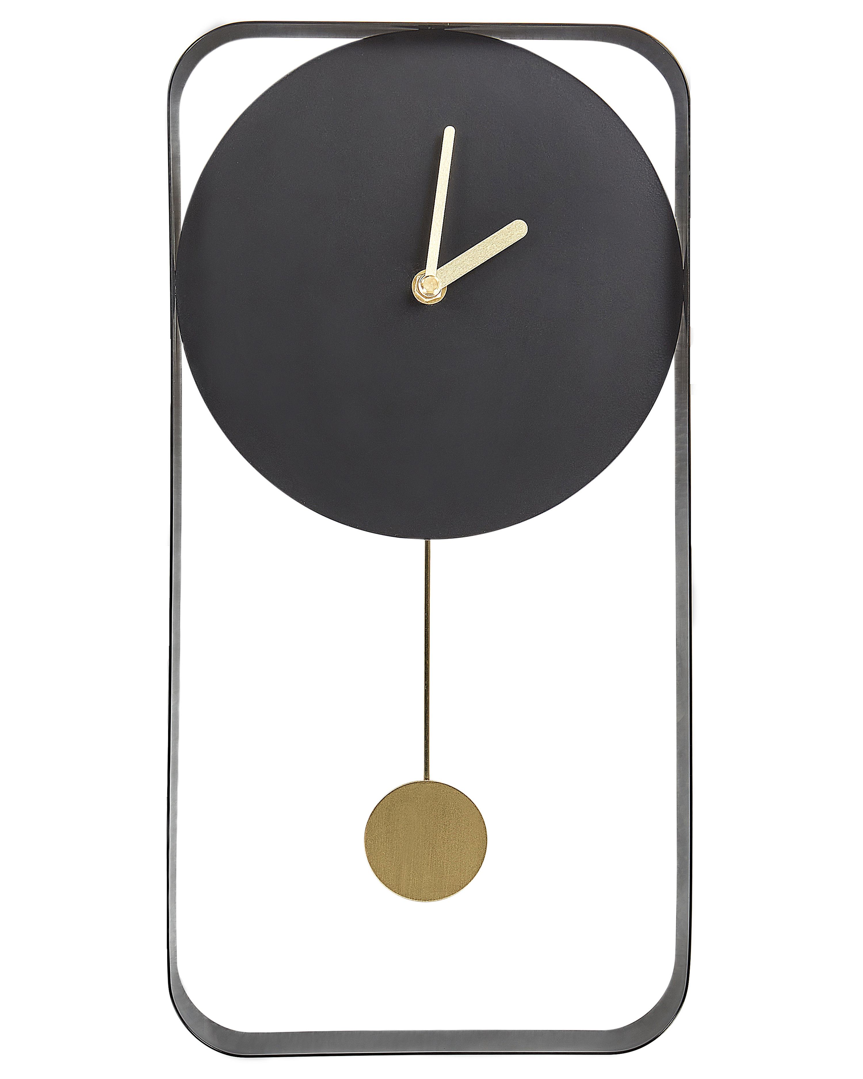 Wall Clock SERVOZ 21 cm Metal Black