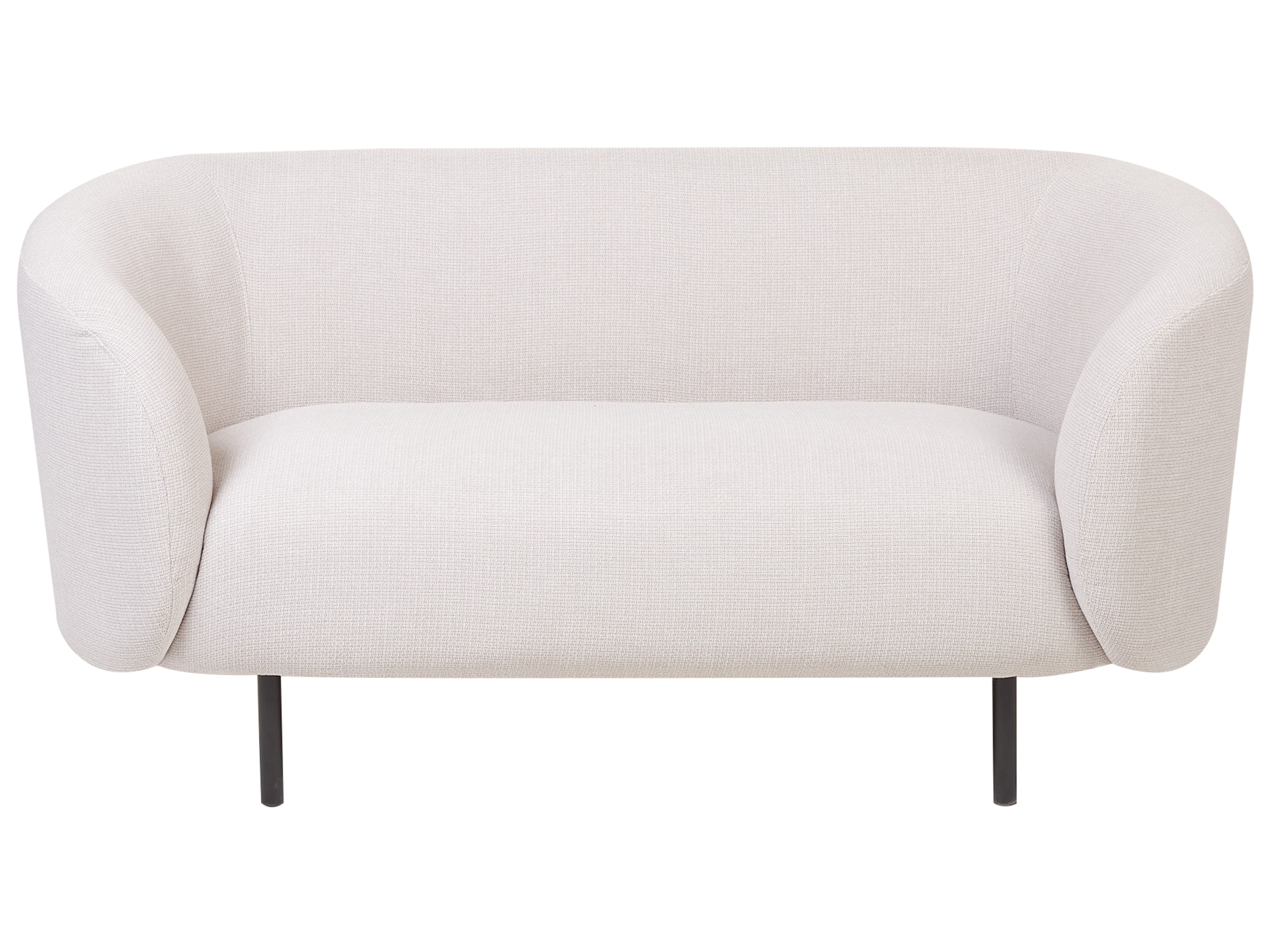 Sofa 2 Seater LOEN Fabric Light Beige