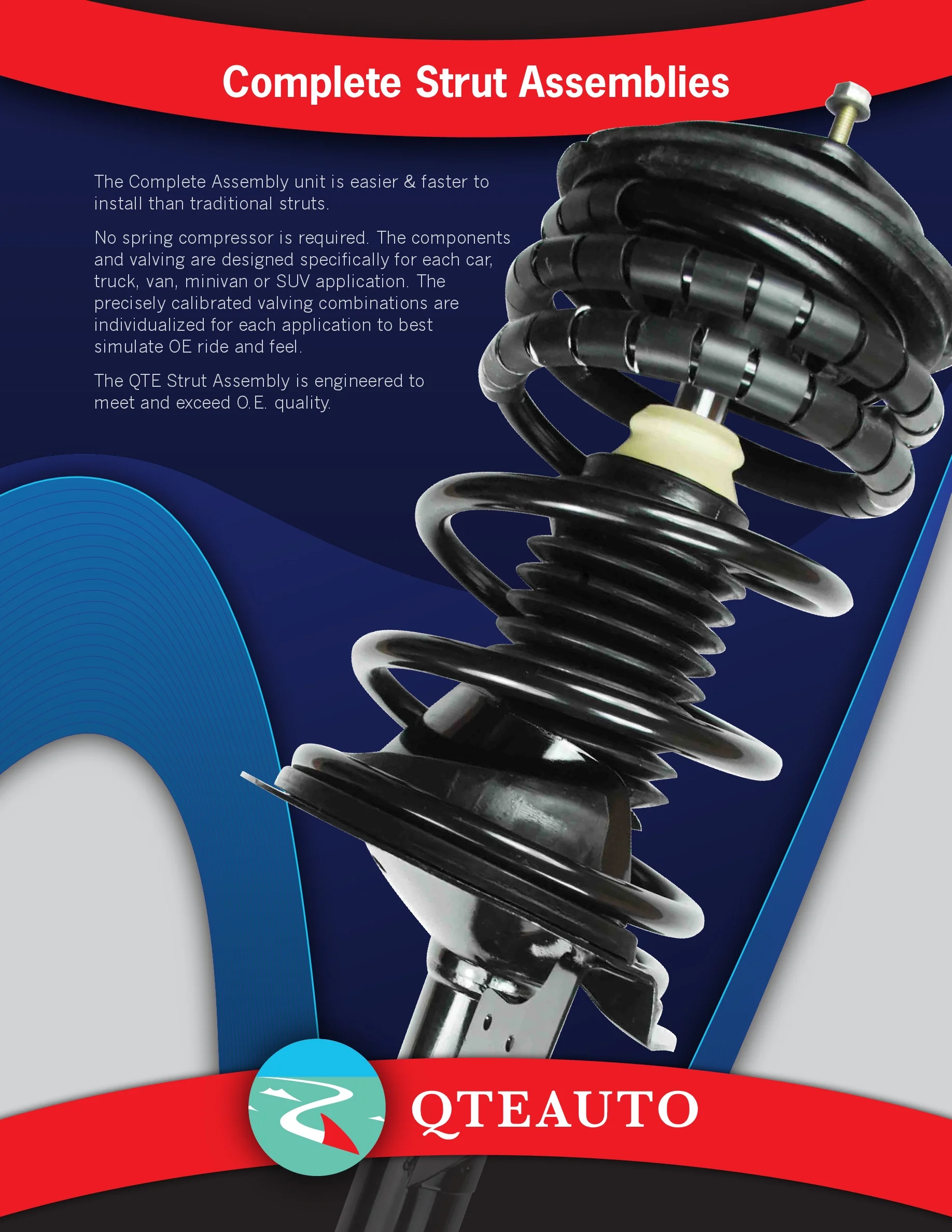 Pair Rear Left-Right Quick Complete Strut-Coil Spring For 2000-2011 Chevrolet Impala - Image 6
