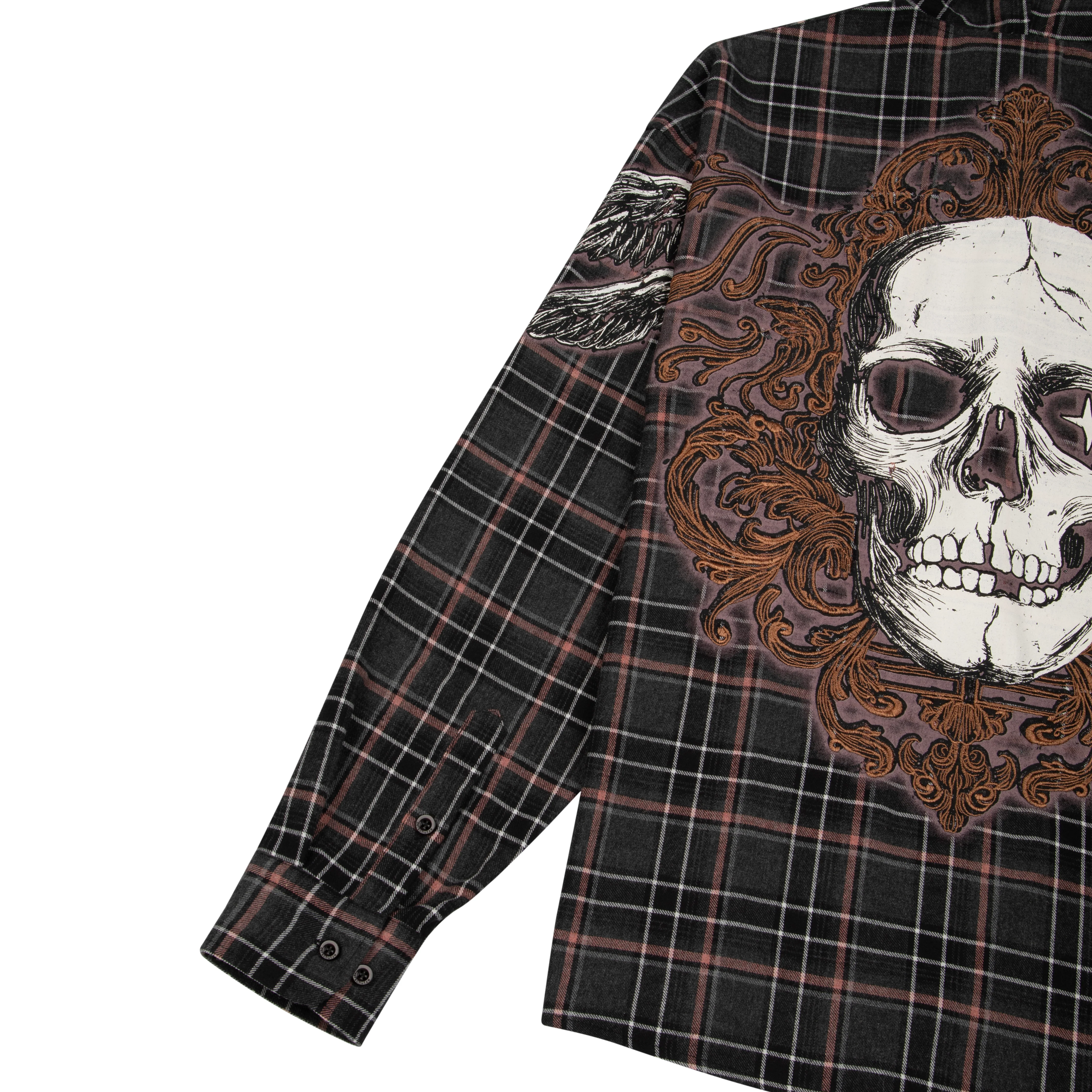 "hellboy" plaid Shirt