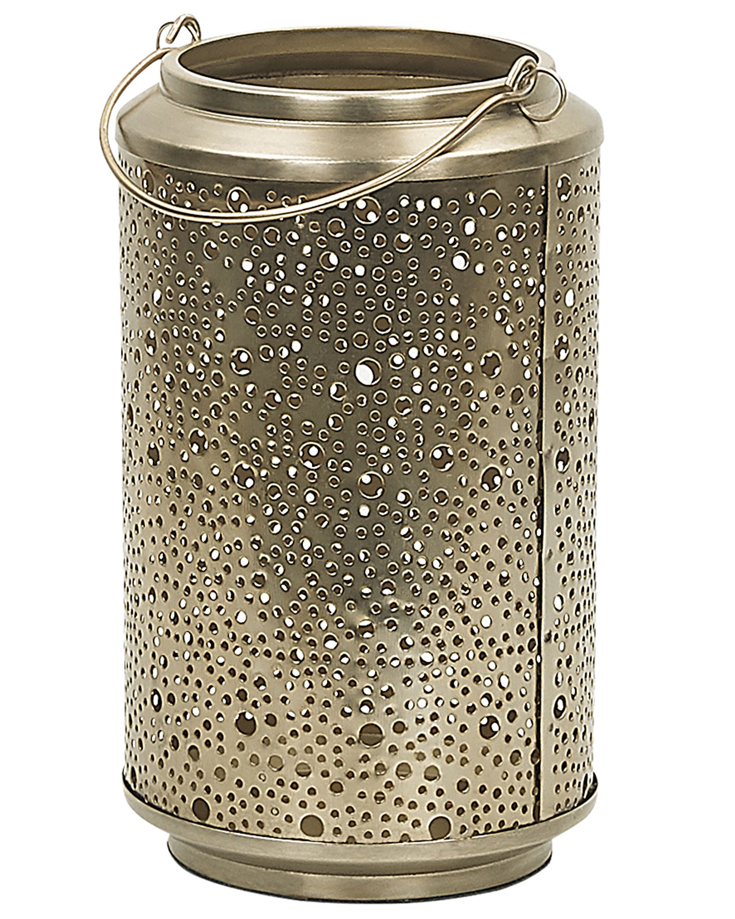 Lantern CORFU Metal 25 cm Gold