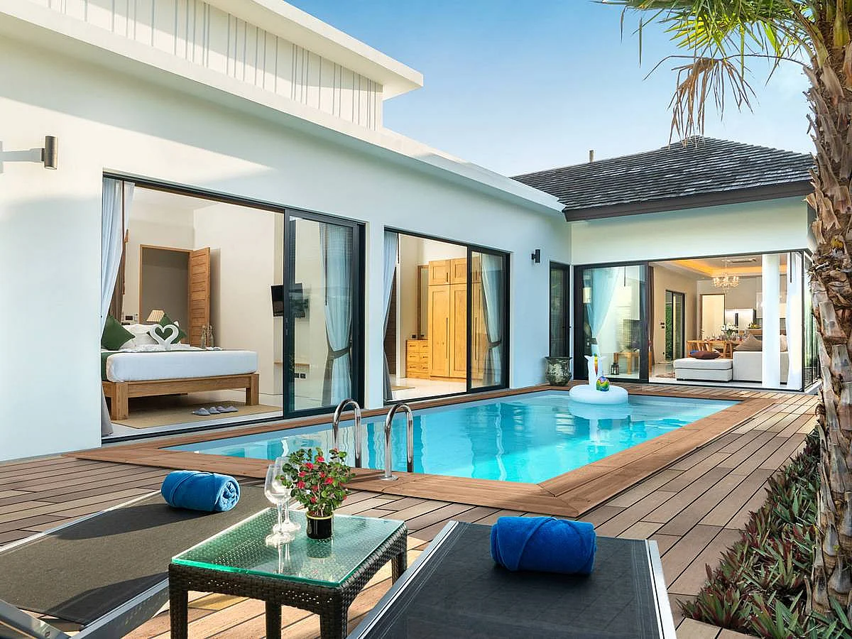 Piscine bois rectangle 