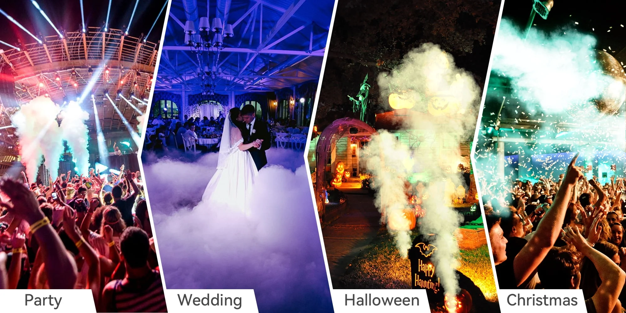 Fog Machine, Smoke Machine with Wireless Remote Control, Auto Mode 6000CFM Fog, Perfect for Wedding, Halloween, Party and Stage Effect - Image 6 Fog Machine, Smoke Machine with Wireless Remote Control, Auto Mode 6000CFM Fog, Perfect for Wedding, Halloween, Party and Stage Effect - Image 6