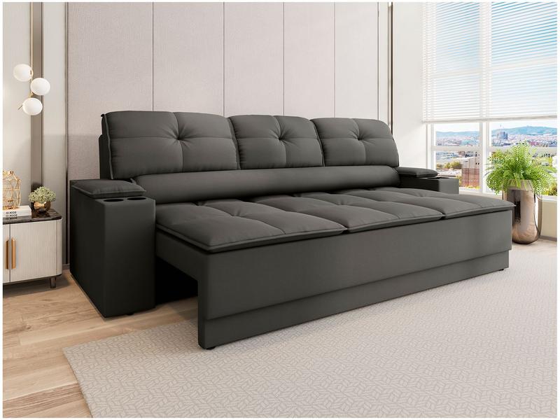 Sofá 3 Lugares Retrátil Reclinável Velosuede Up Next Sofás