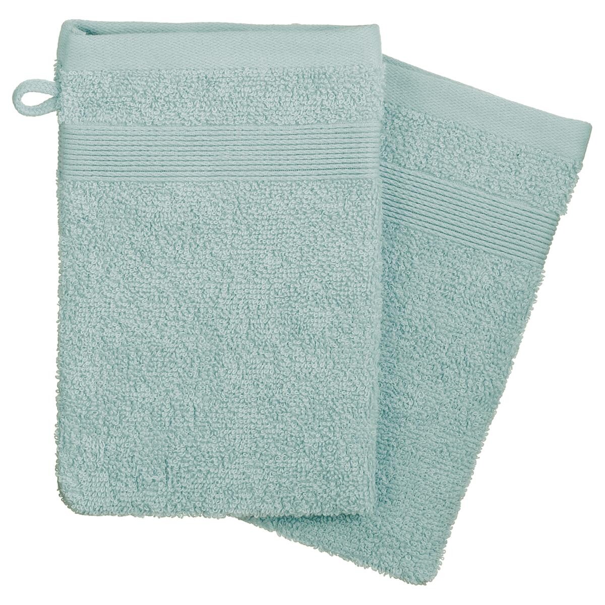 Set of 2 flannels Light blue, 15x21 cm, 450 g/m&sup2;
