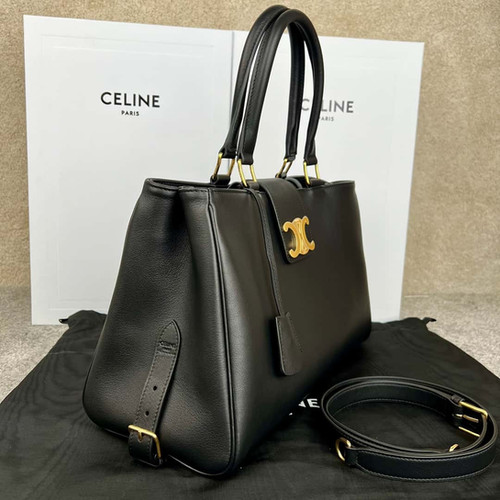 CELINE APPOLINE Medium Size Handbag – Premium 1:1 Celine Replica Bag Black