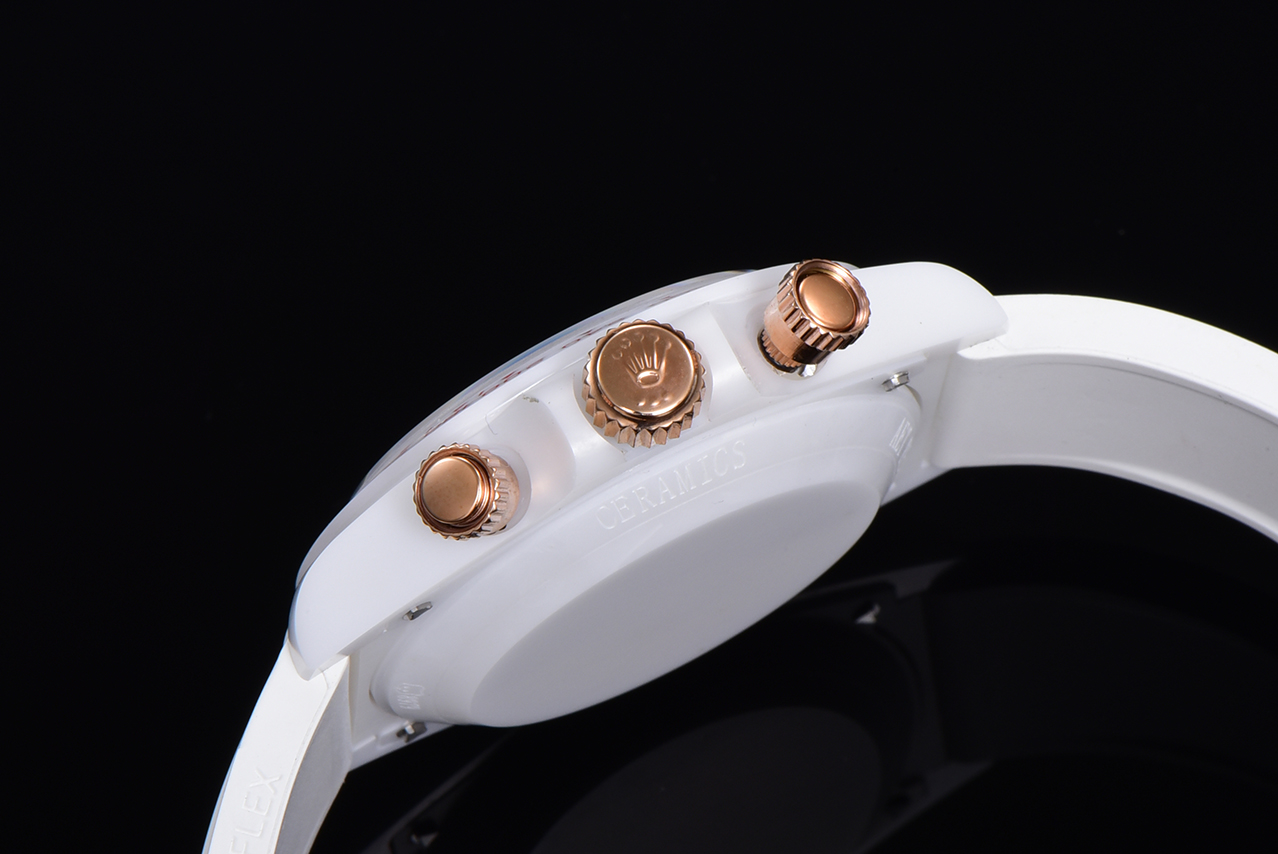 Rolex Daytona-AET x ROLEX x Picasso Crossover-Charles the Great-White(1:1 replica) - Elite Watch Atelier