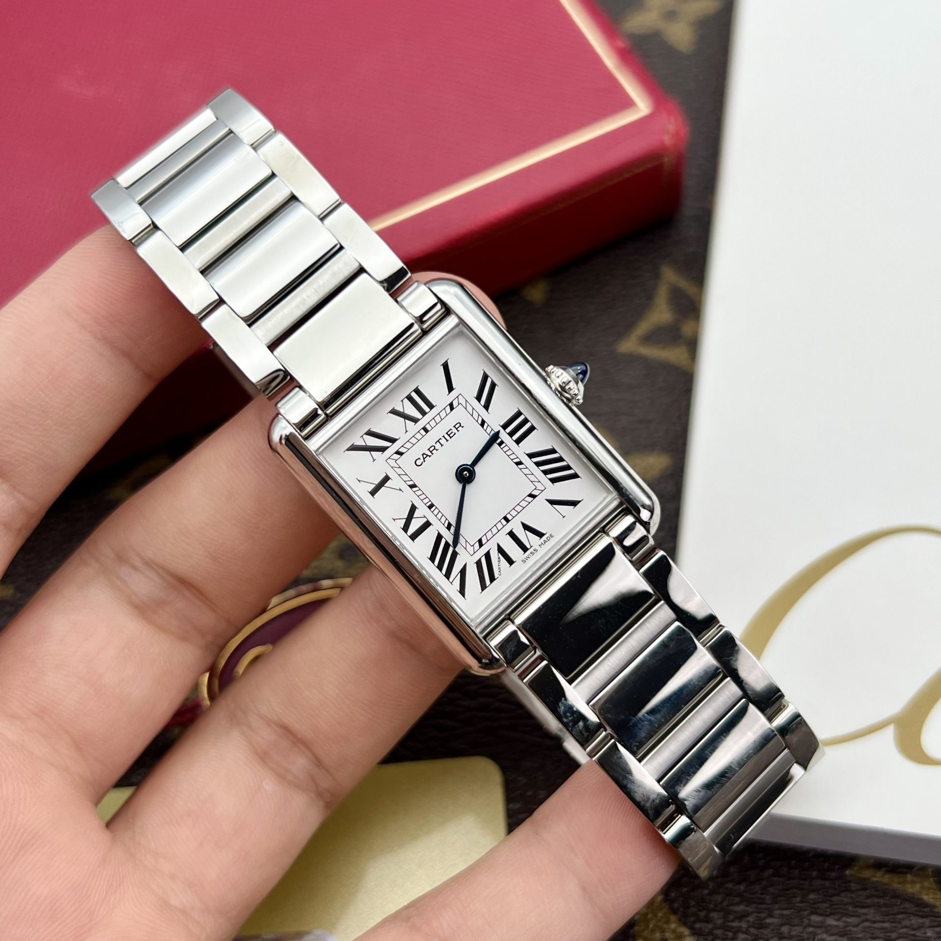 Cartier Fake Watches Tank Must White Dial Metal Wire 31x41mm - Top club