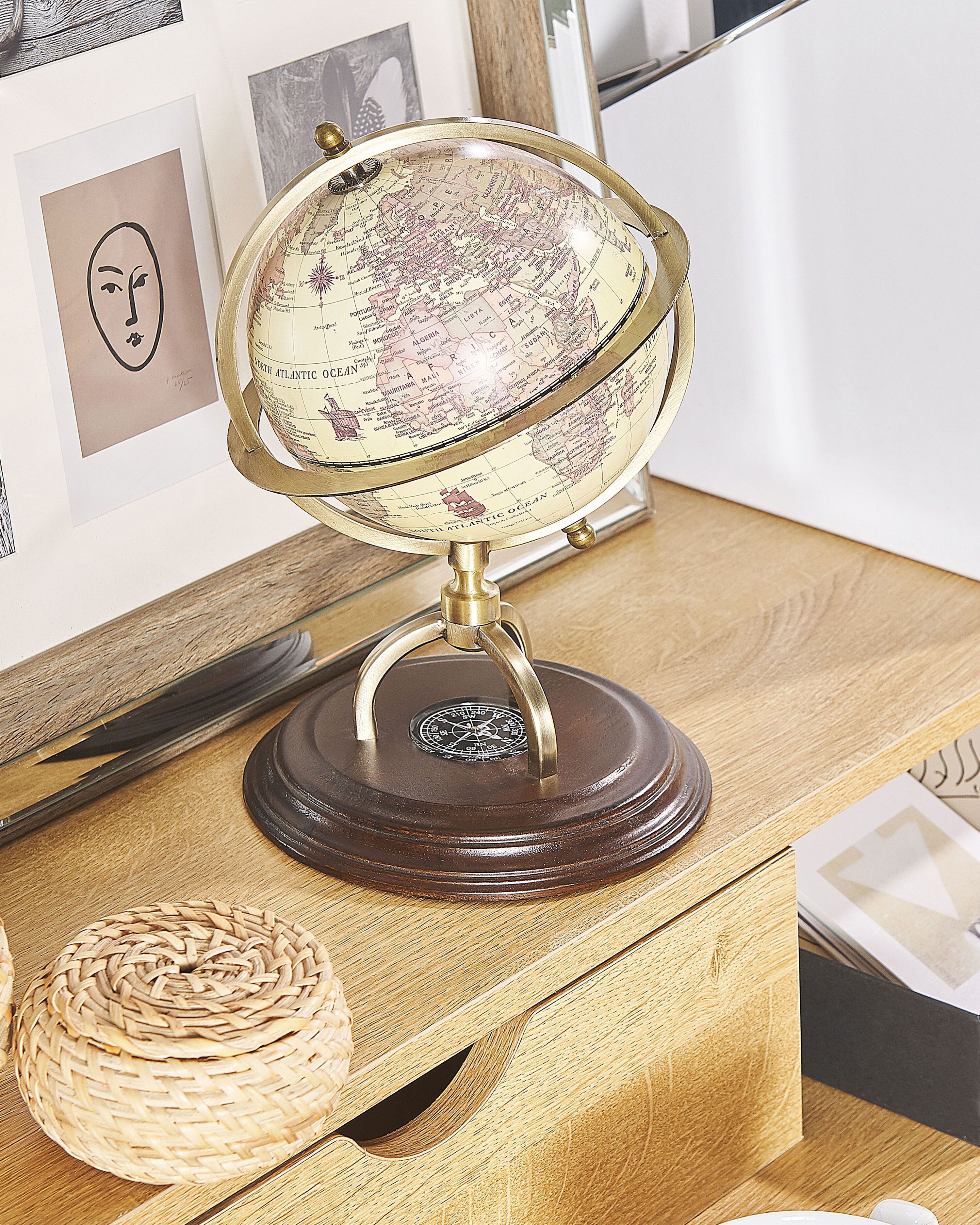 Globe PIZARRO Beige 25 cm