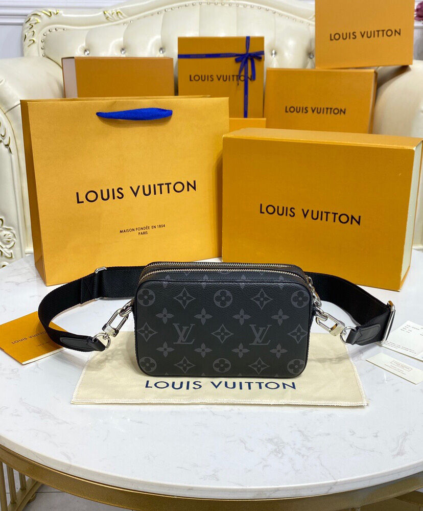 Louis Vuitton Alpha Wearable Wallet M80741 Black1:1High-quality replica