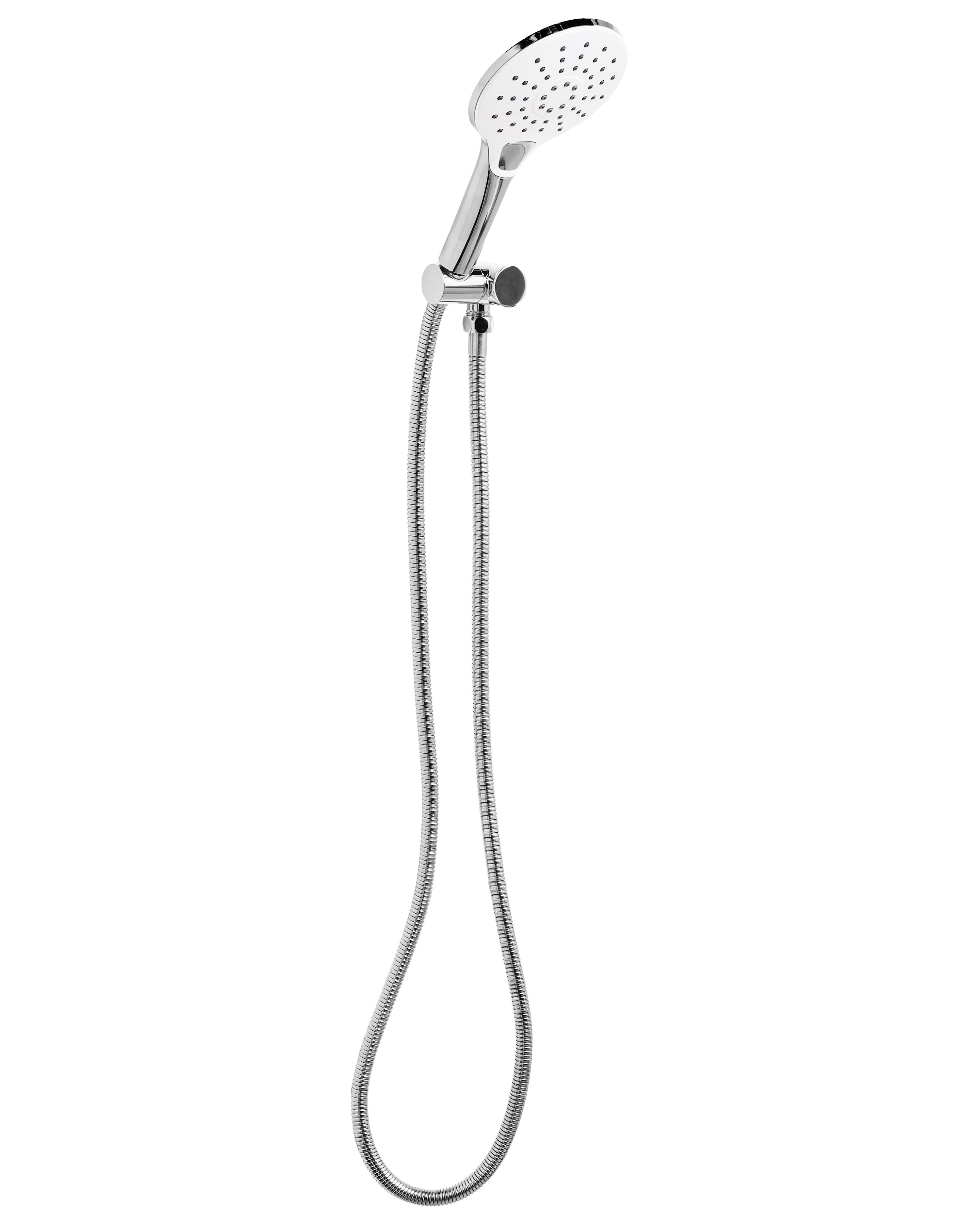 Shower Head and Hose Kit IQUIRA 4-function Silver