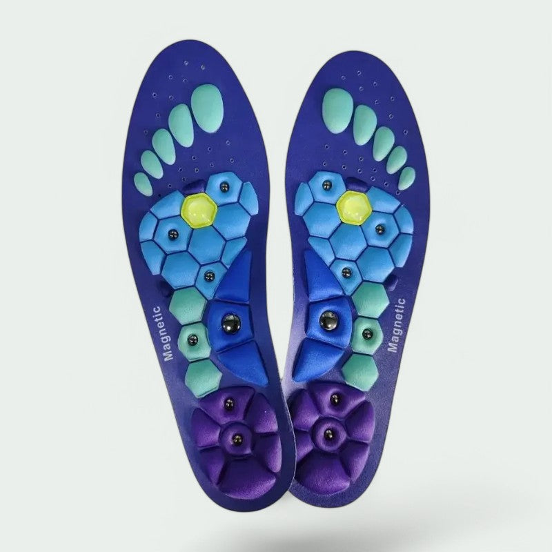 Ergonomische Acupressuur Inlegzolen met Magneten voor Comfort en Pijnverlichting – Geschikt voor Sneakers en Werkschoenen