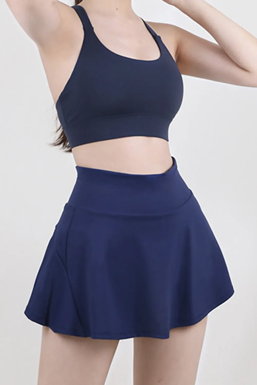 High Waist Pleated Active Skirt - ZKZOOK