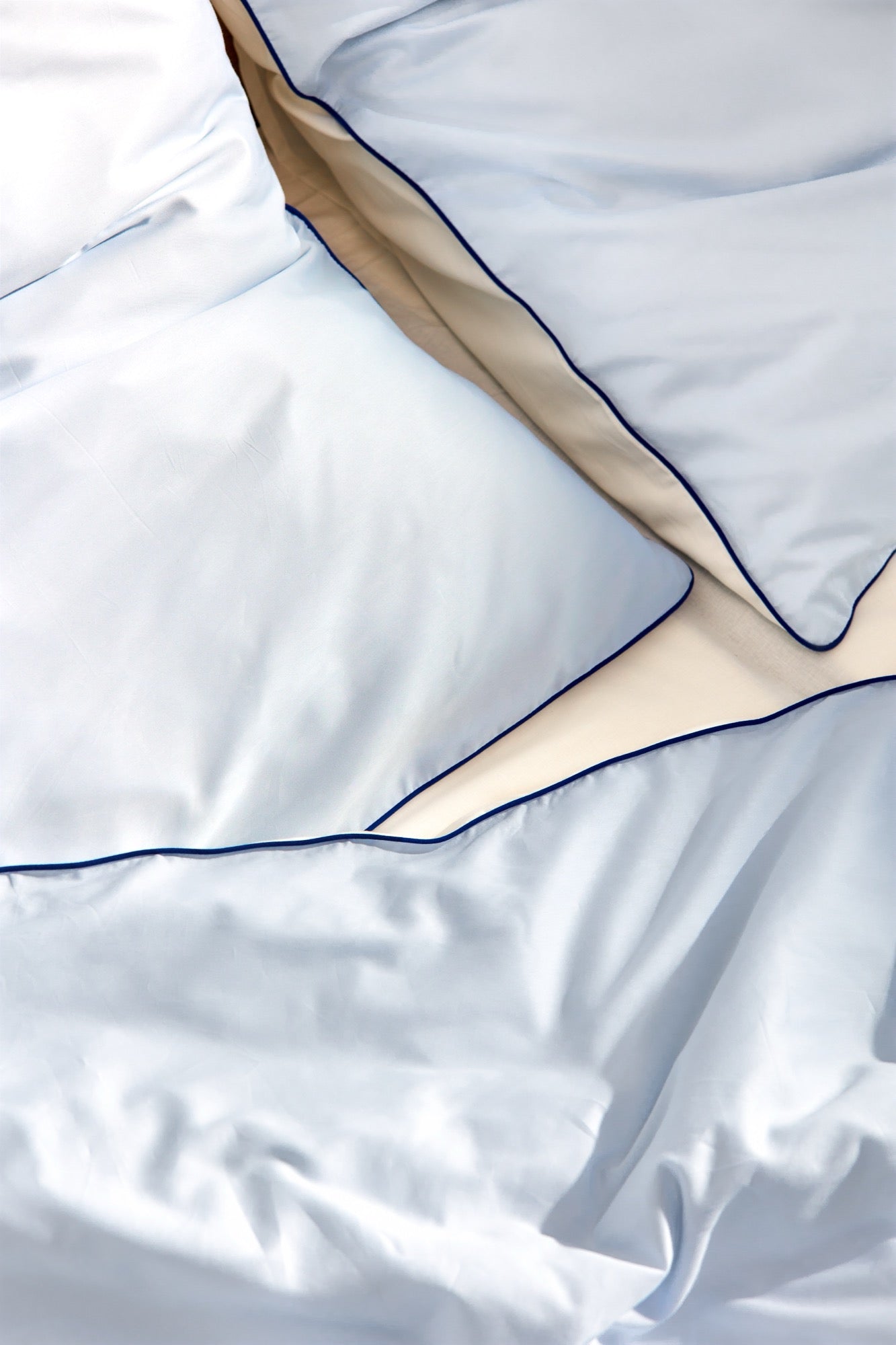 noo.ma OBA Kussensloop - 50x70 cm - Baby Blue