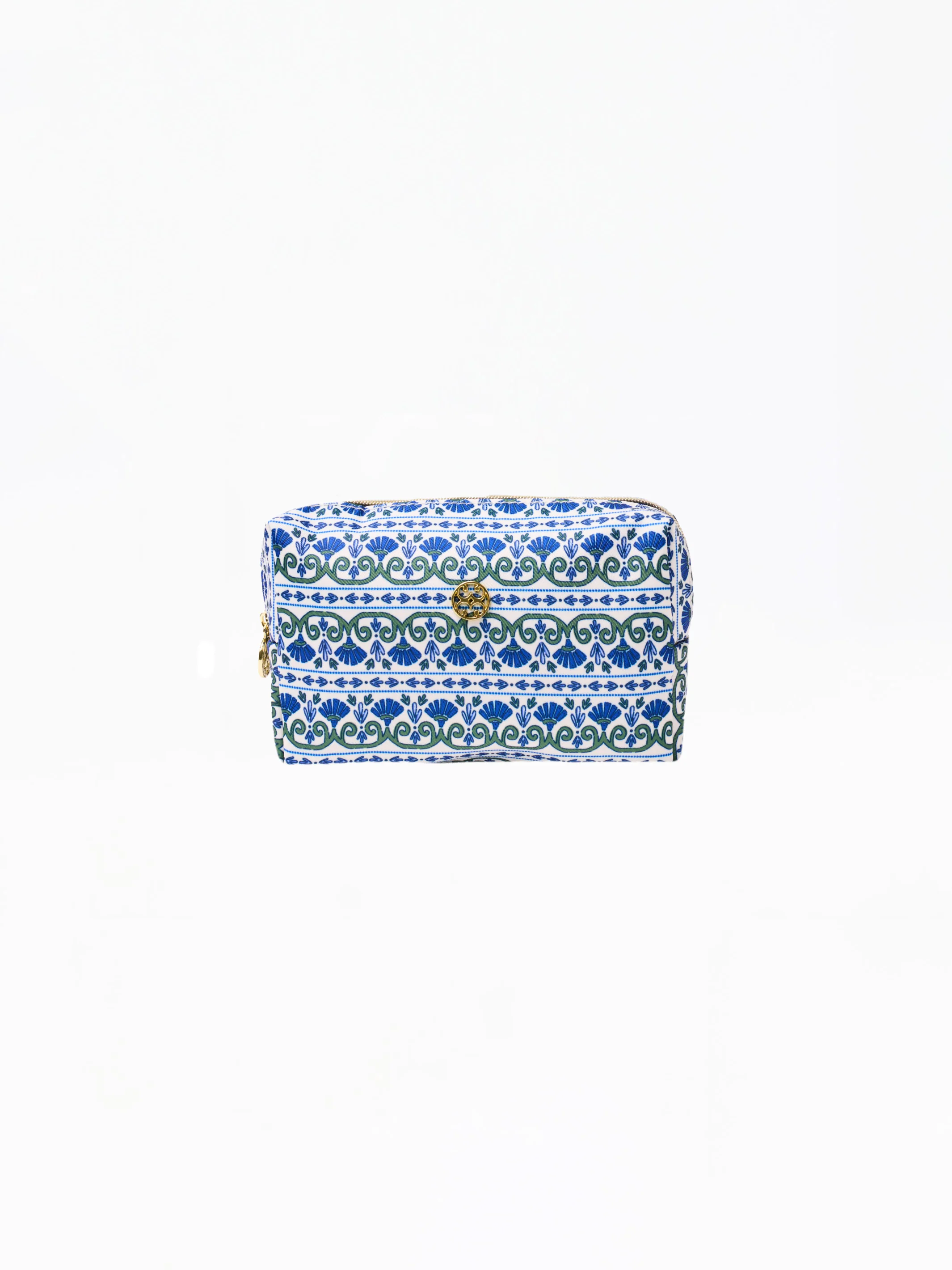 Lets Face it Mini Bag | Floral Foulard Navy