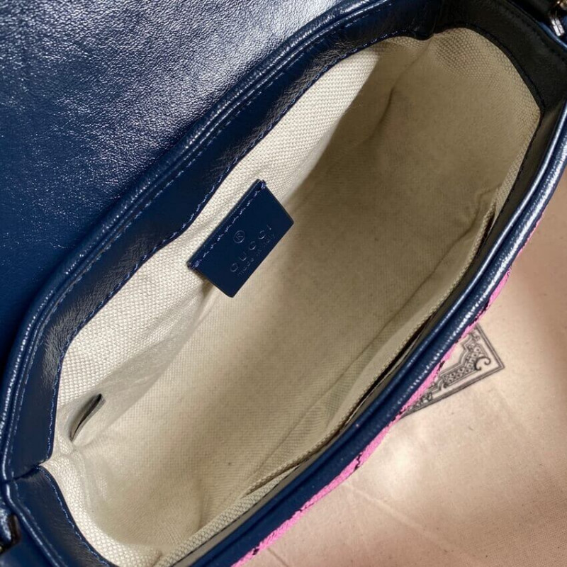 Replica Gucci Gg Marmont Multicolor Mini Top Handle Bag 5835711:1High-quality replica