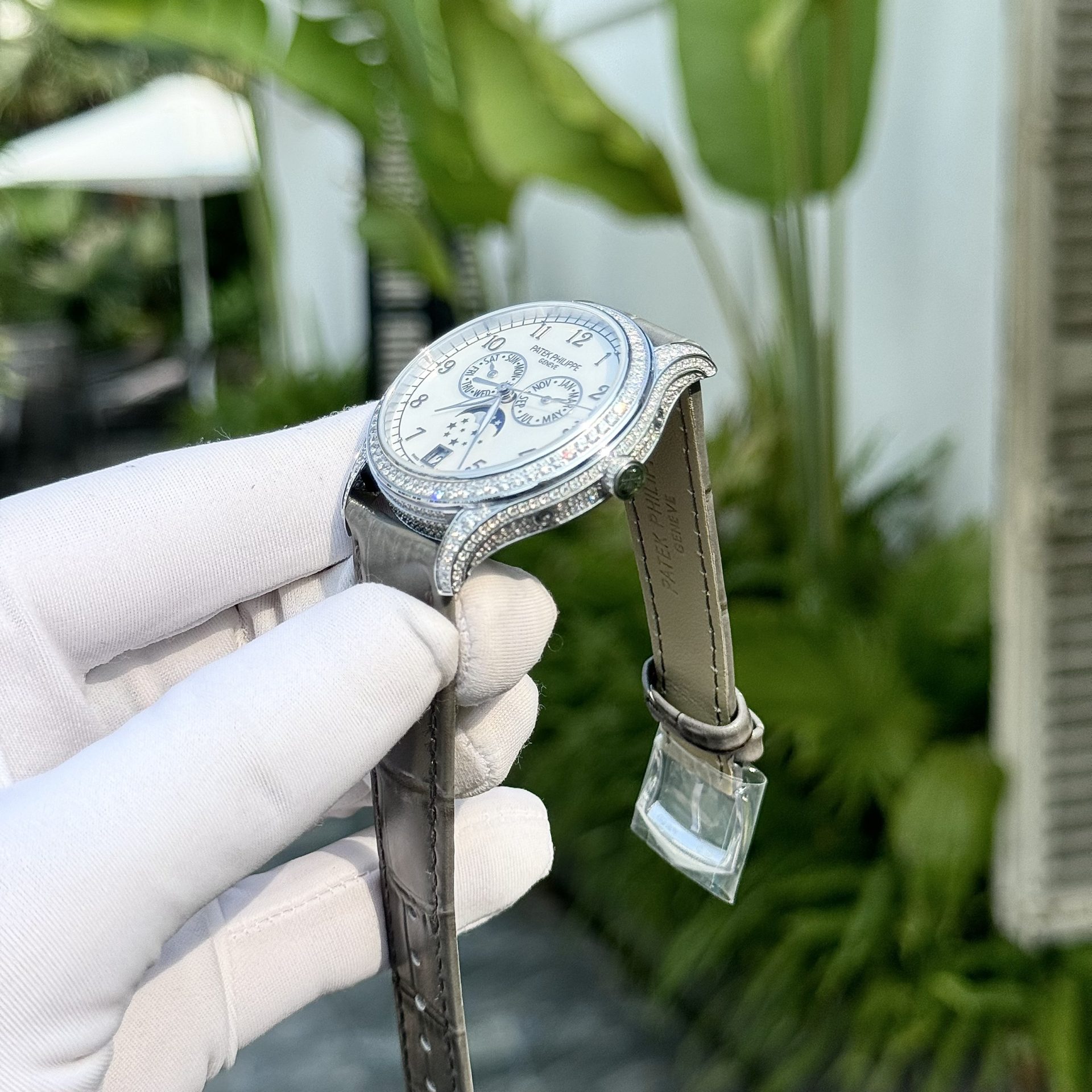 Patek Philippe Best Replica Watches Complications 4947G Gray Leather Strap 38mm - Top club